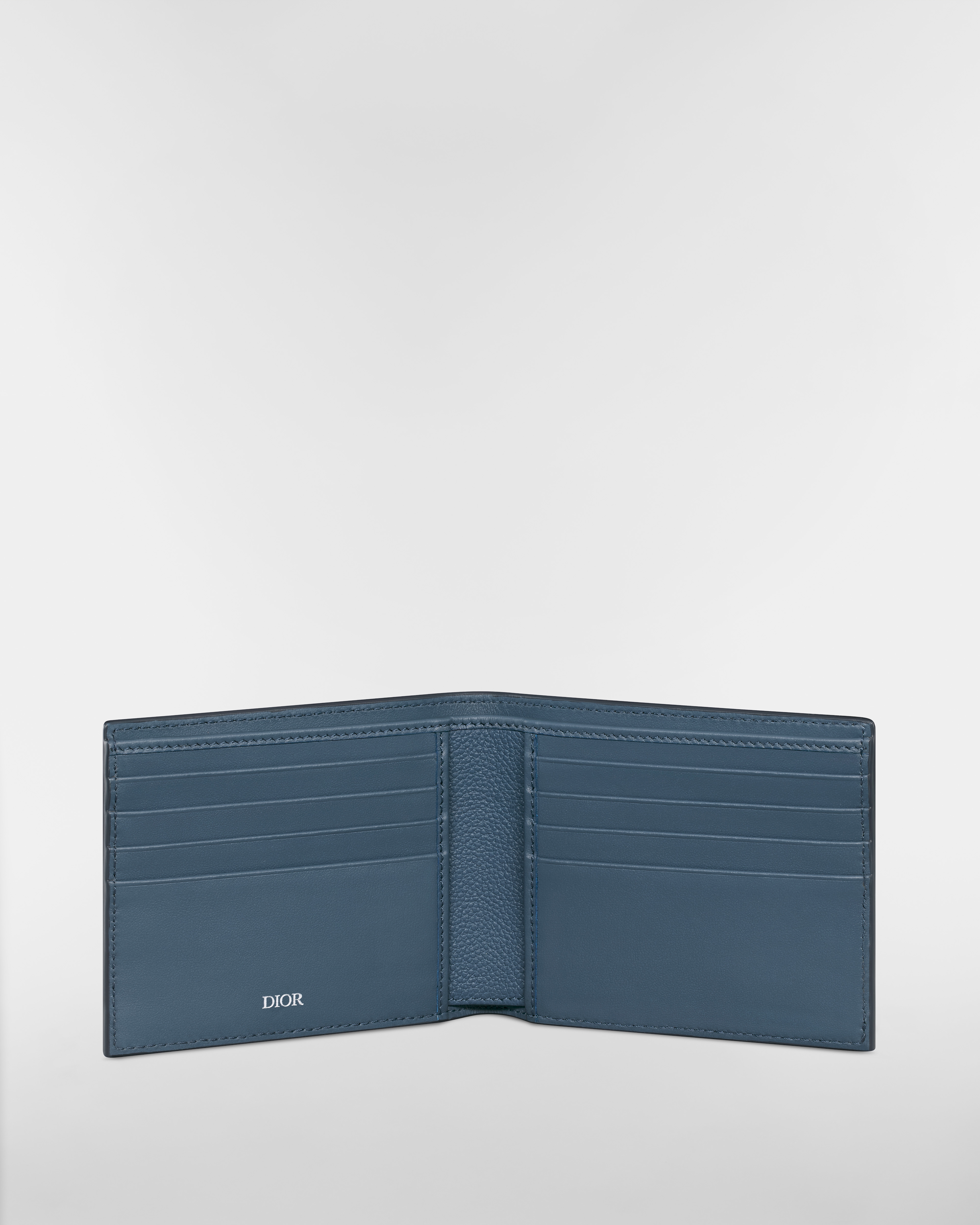 Cartera estilo libro Piel Dior Gravity con degradado de azul a negro E07