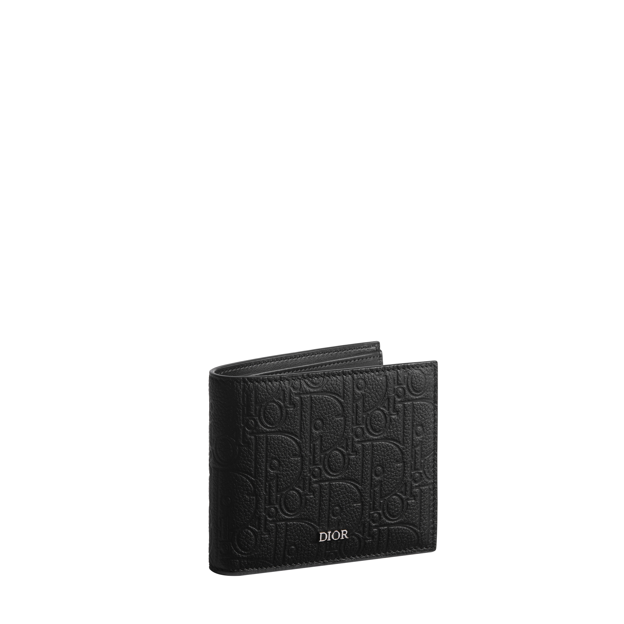 Bifold Wallet Black Dior Gravity Leather E03