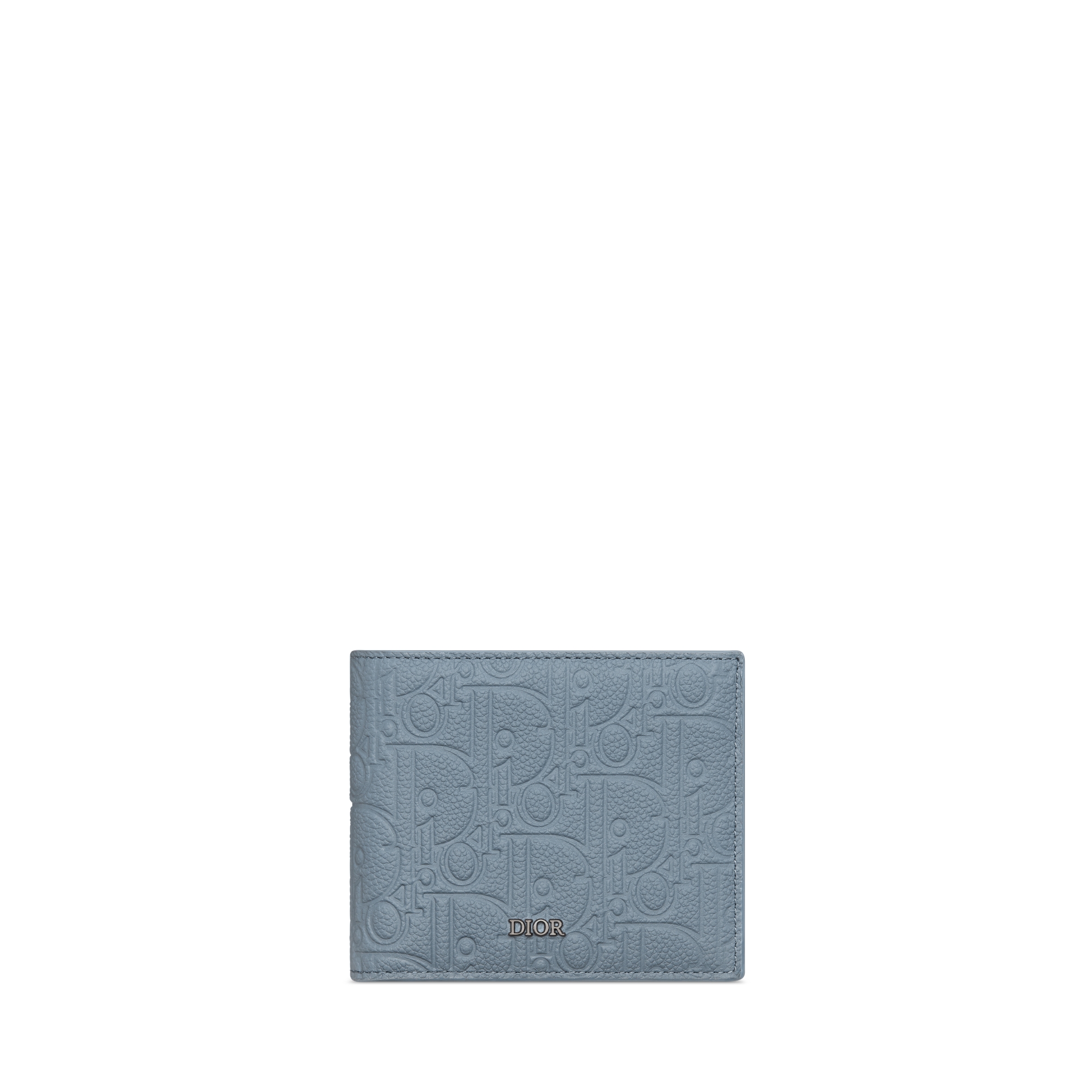 Bifold Wallet Blue Dior Gravity Leather E01