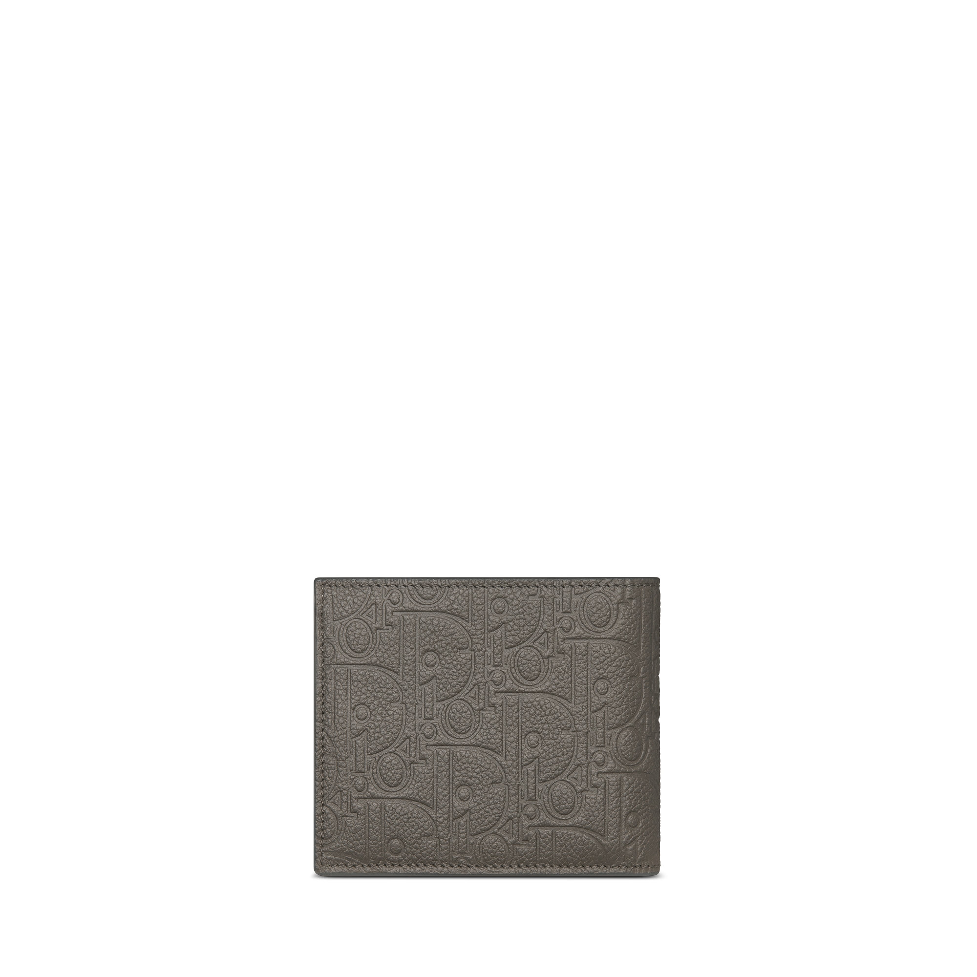 Bifold Wallet Gray Dior Gravity Leather E08