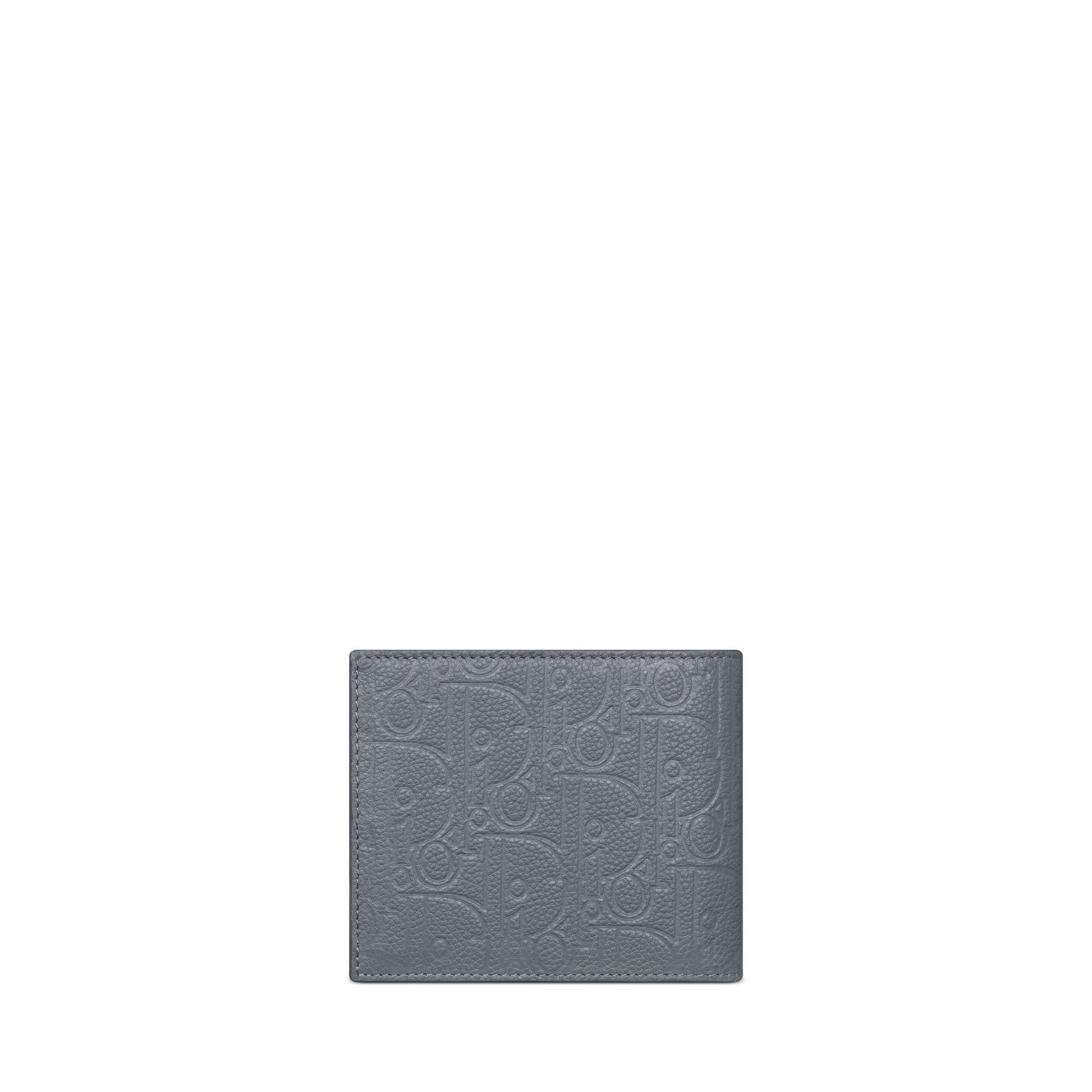Bifold-Portemonnaie Dior Gravity Leder in sattem Grau E08