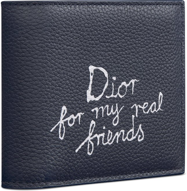 DIOR AND HYLTON NEL Bifold Wallet Three quarter closed view