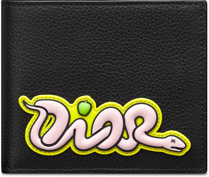 DIOR AND KAWS Bifold Wallet aria_man_viewcode_e01