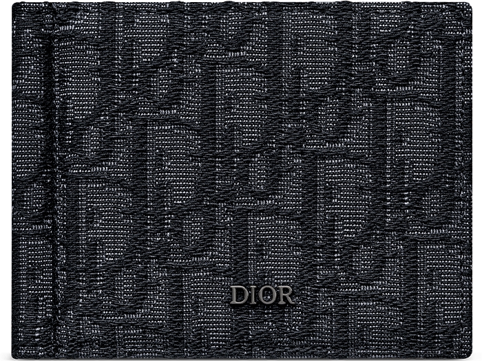 DIOR | マネークリップ付きウォレット ディオール オブリーク ジャカード