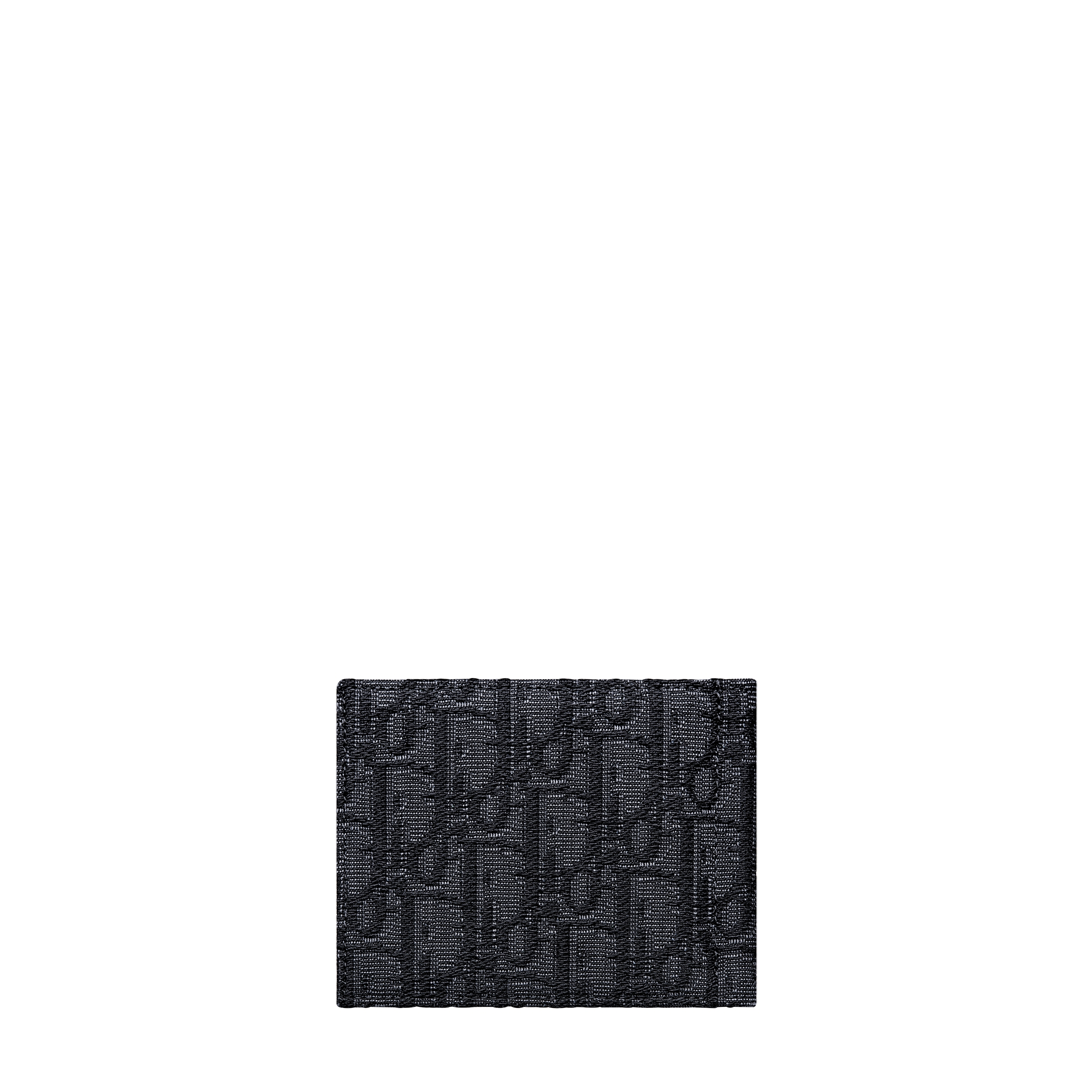 Wallet with Money Clip Black Dior Oblique Jacquard E08