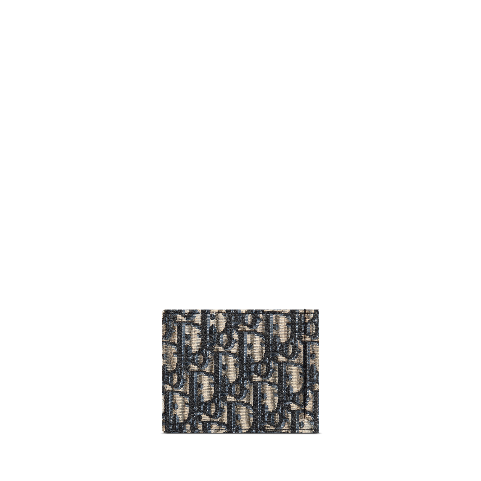 【現行品・美品】DIOR オブリーク マネークリップ ジャガード カードケース DIOR | マネークリップ付き ウォレット ディオール オブリーク