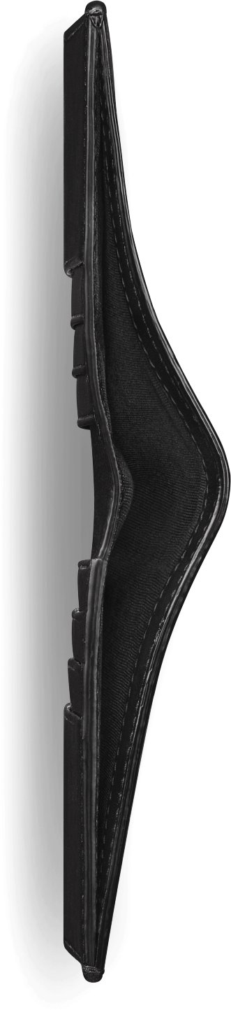 CD Icon Vertical Bifold Wallet Top shot view