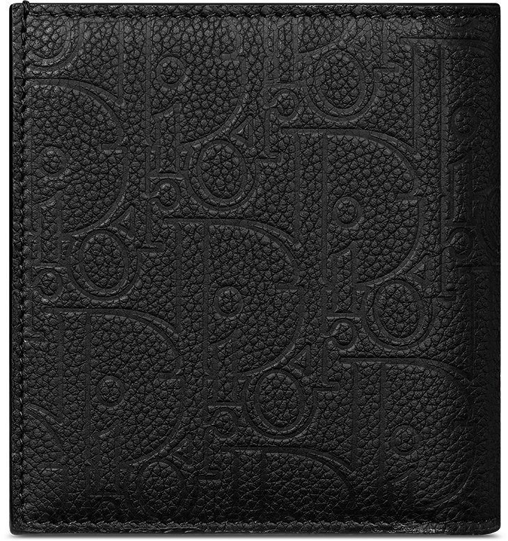 DIOR | バーティカル 2つ折りウォレット ディオール グラビティ レザー & スムースカーフスキン