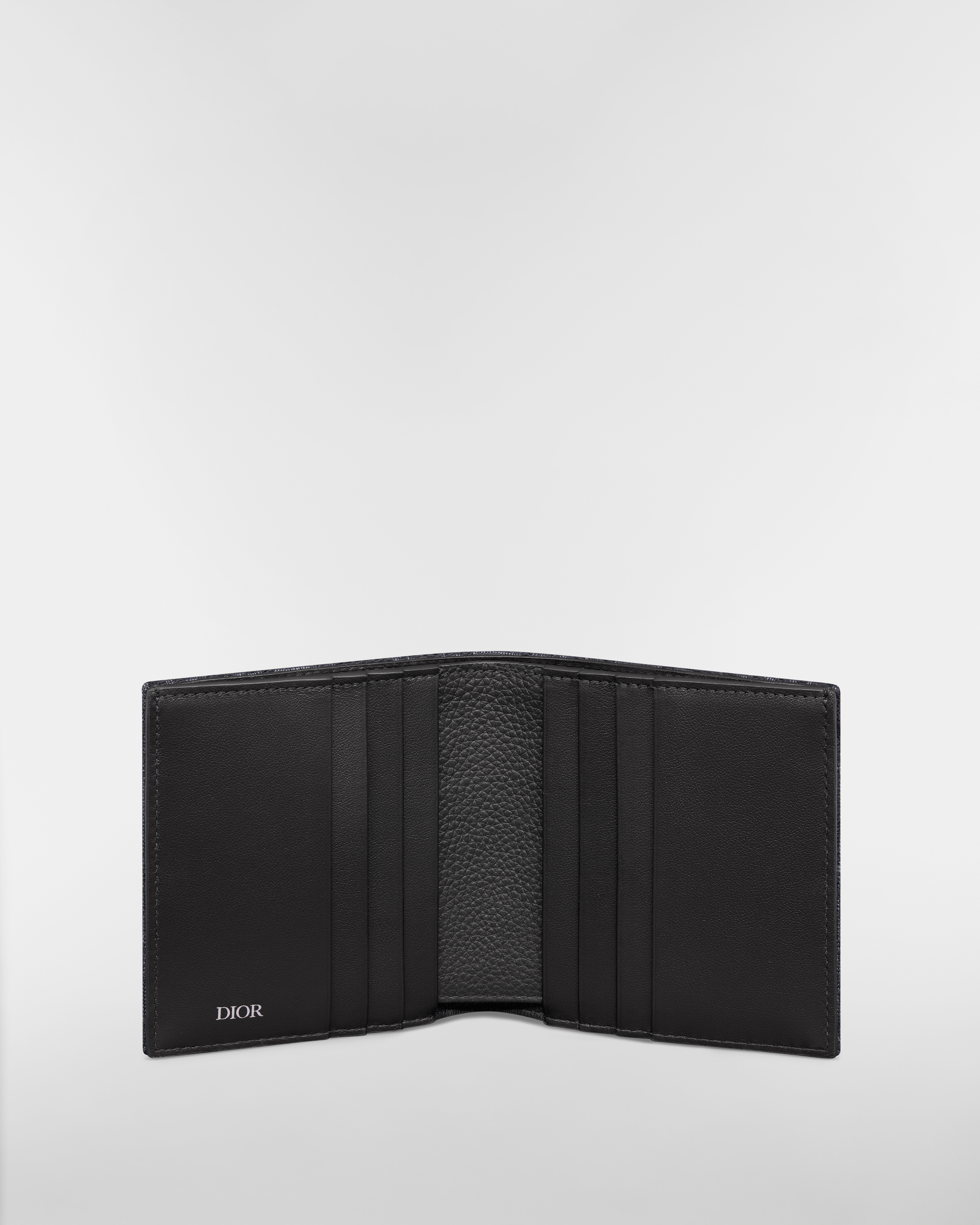 バーティカル 2つ折りウォレット ディオール オブリーク ジャカード E07