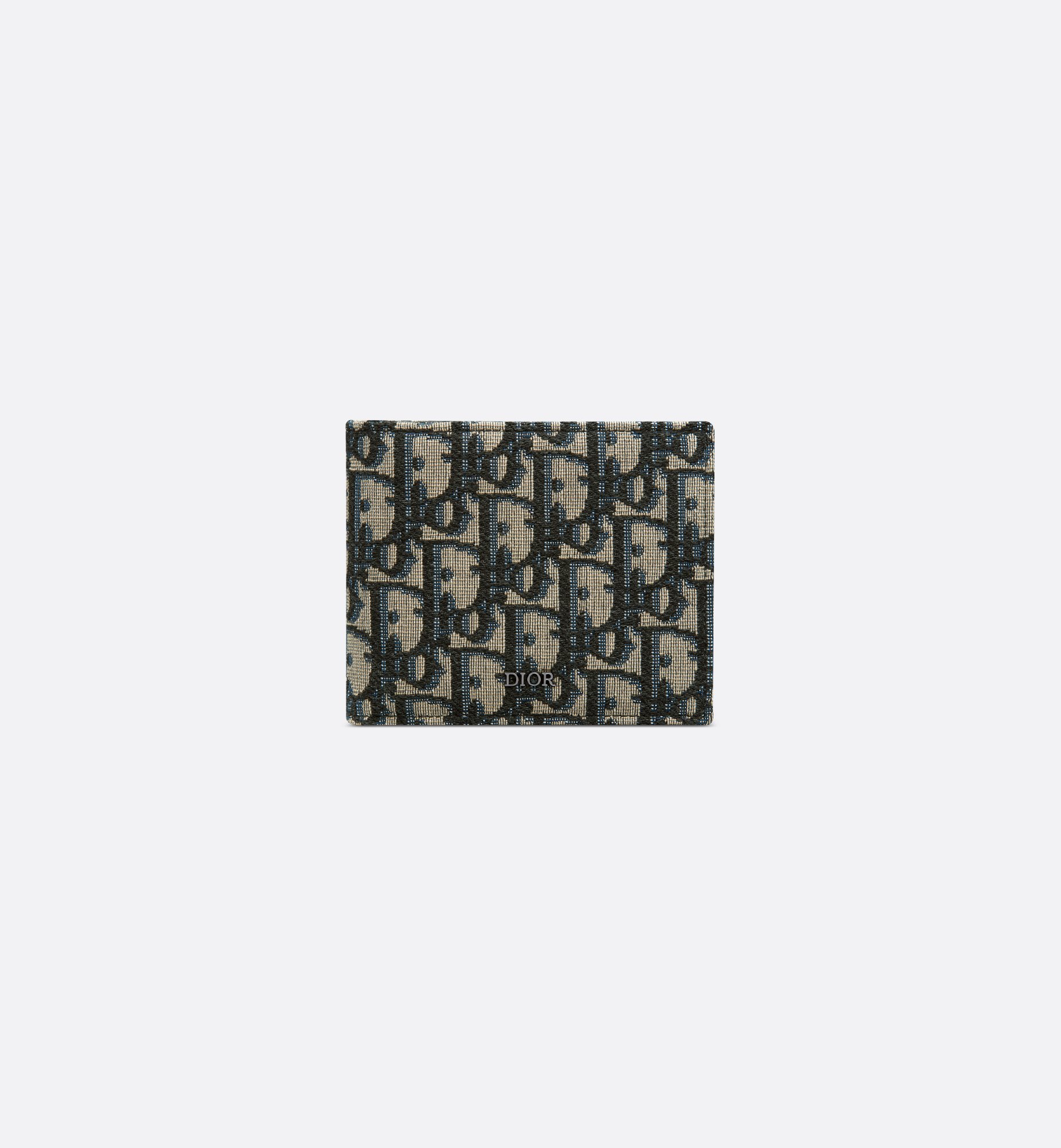 Compact Wallet Beige and Black Dior Oblique Jacquard | DIOR Compact Wallet Beige and Black Dior Oblique Jacquard | DIOR