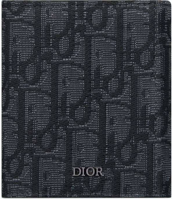 DIOR | 3つ折りウォレット ディオール オブリーク ジャカード