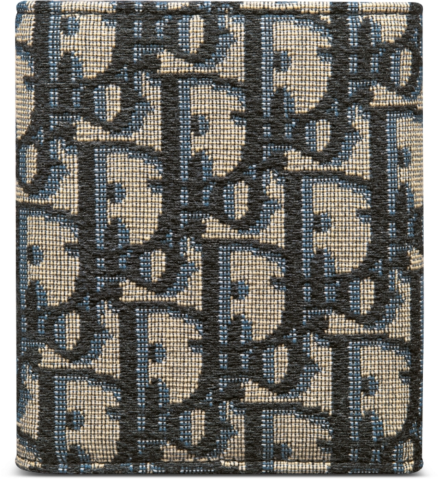 DIOR | 3つ折りウォレット ディオール オブリーク ジャカード 