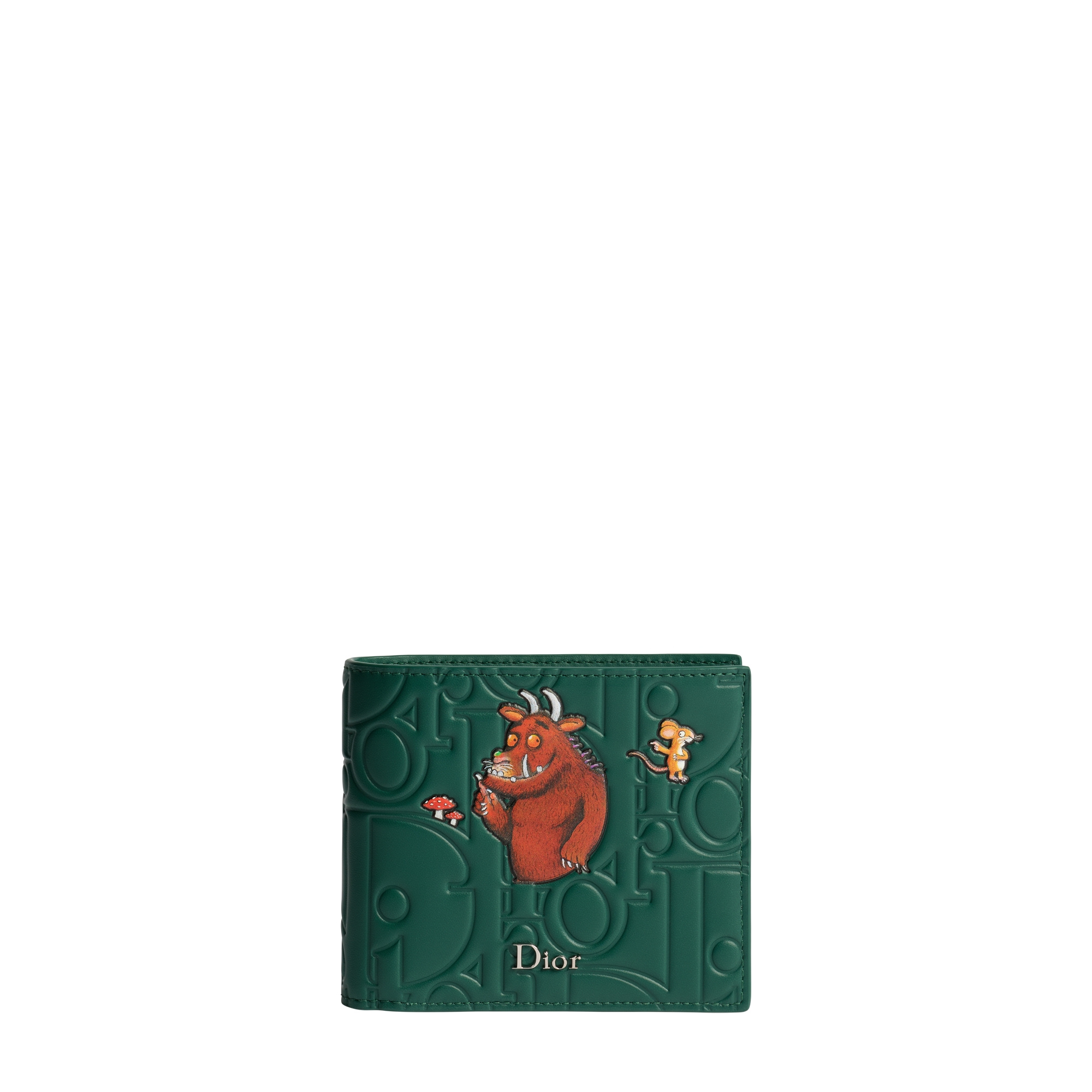  Green Dior Gravity Smooth Leather with Book Cover Motif