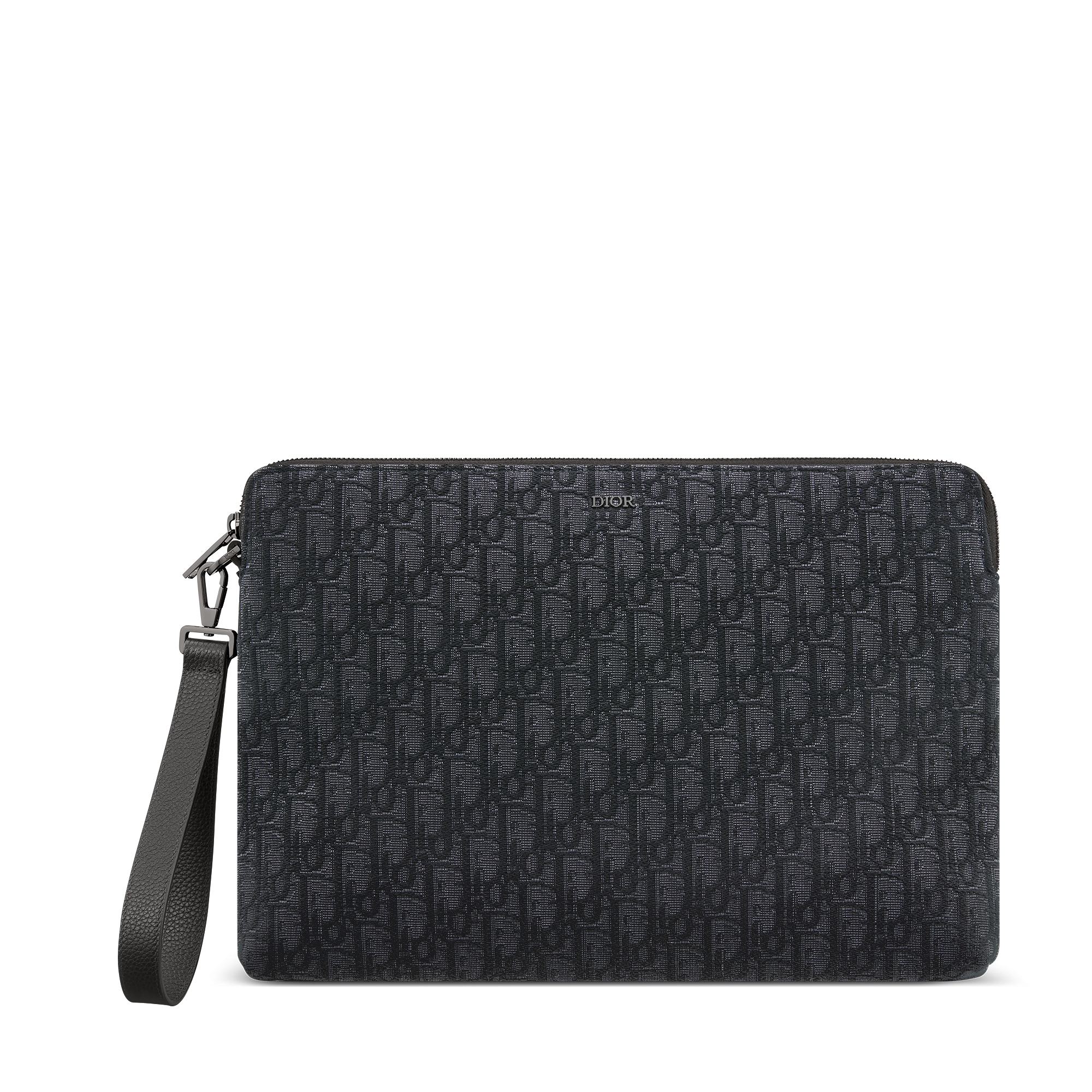 超歓迎 ジップポーチ A4 | DIOR ディオール ジャカード オブリーク  