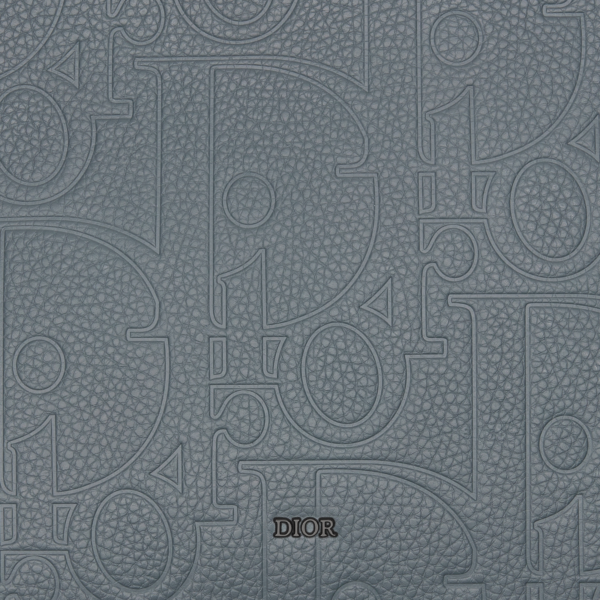 Driehoekige A5-pouch Diepgrijs Dior Gravity-leer E09