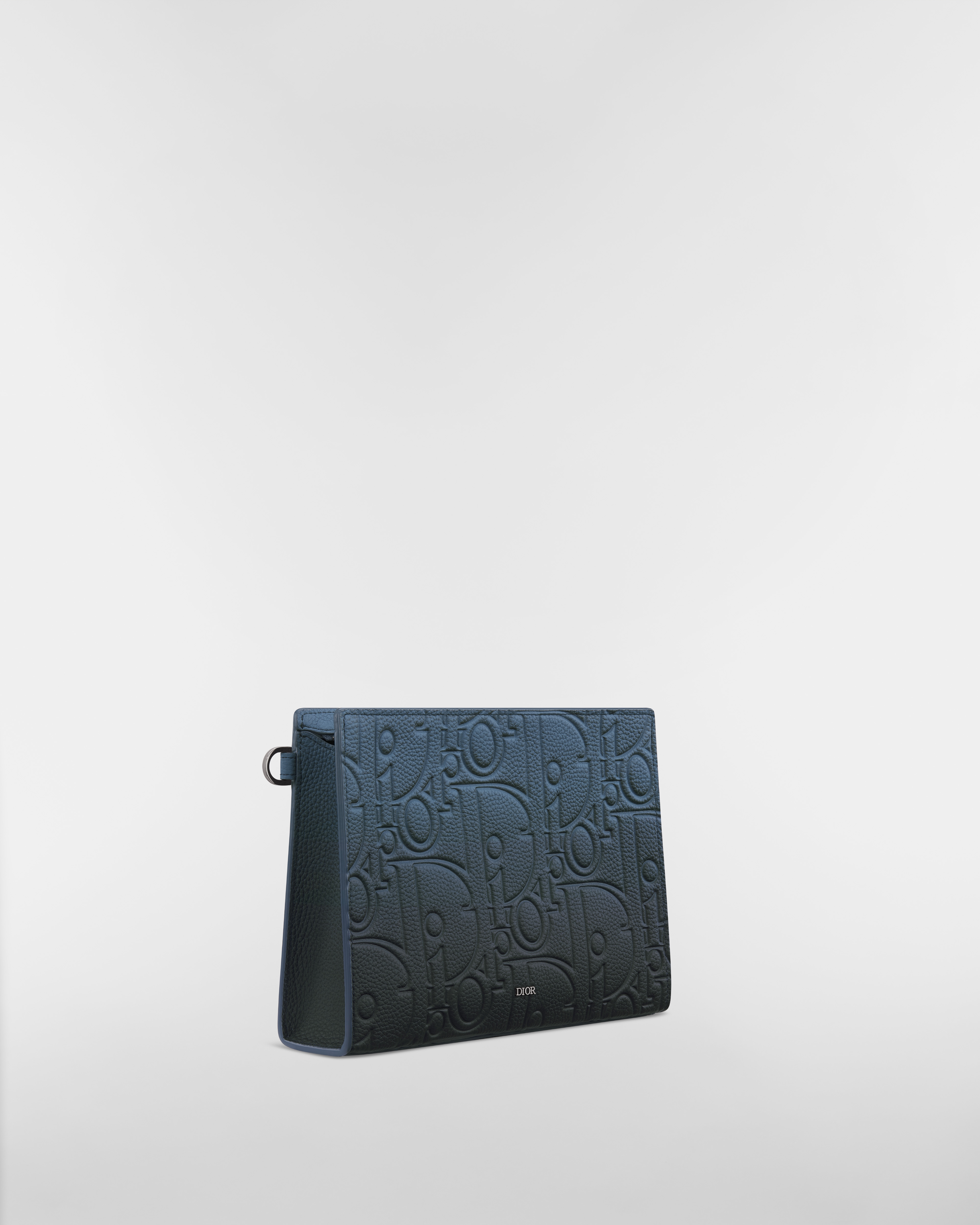 A5 三角形小袋 藍色漸變黑色 Dior Gravity 皮革 E03