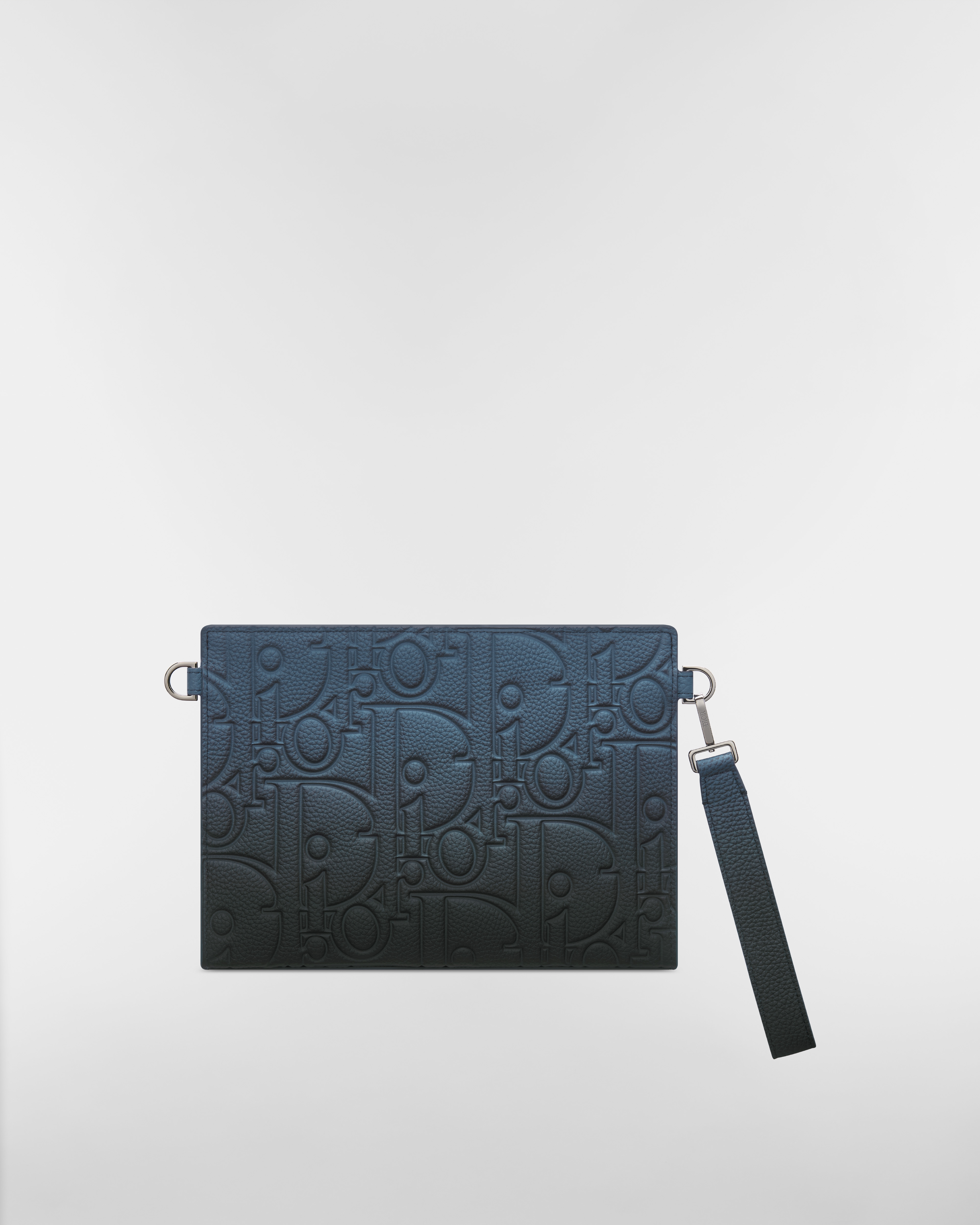 A5 三角形小袋 藍色漸變黑色 Dior Gravity 皮革 E08