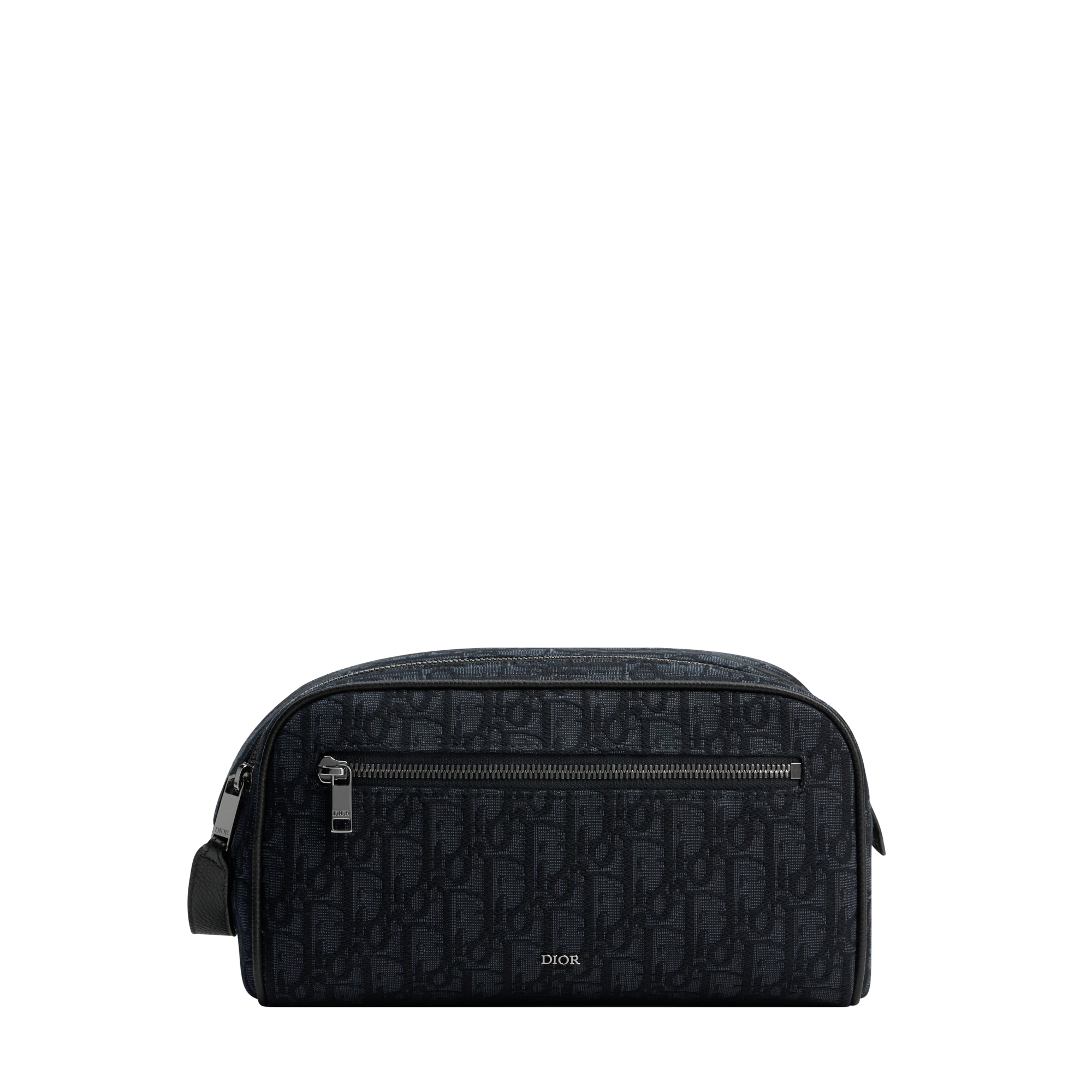  Dior Oblique en jacquard y piel de becerro graneada negros