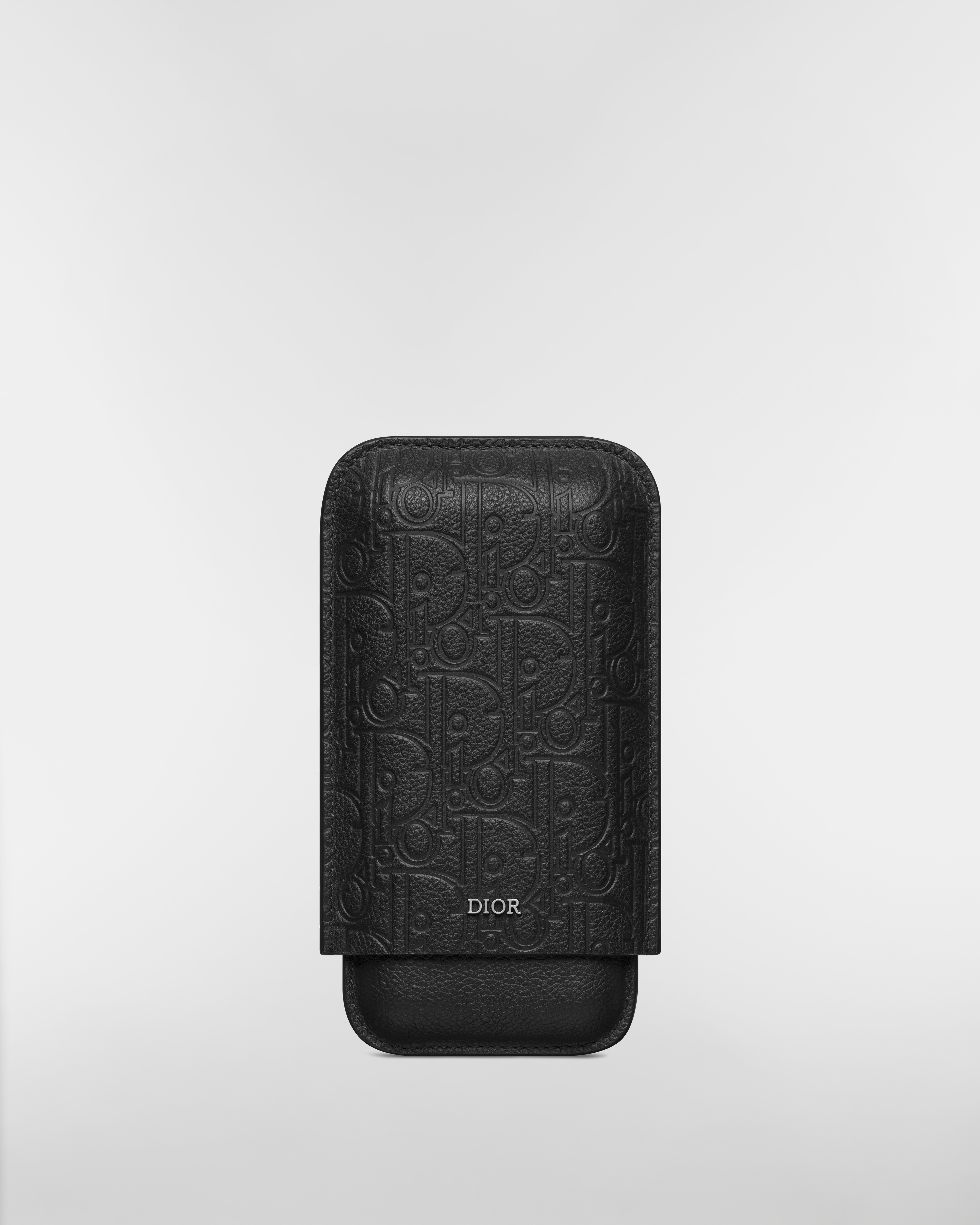 Estuche para puros Piel Dior Gravity negra E01