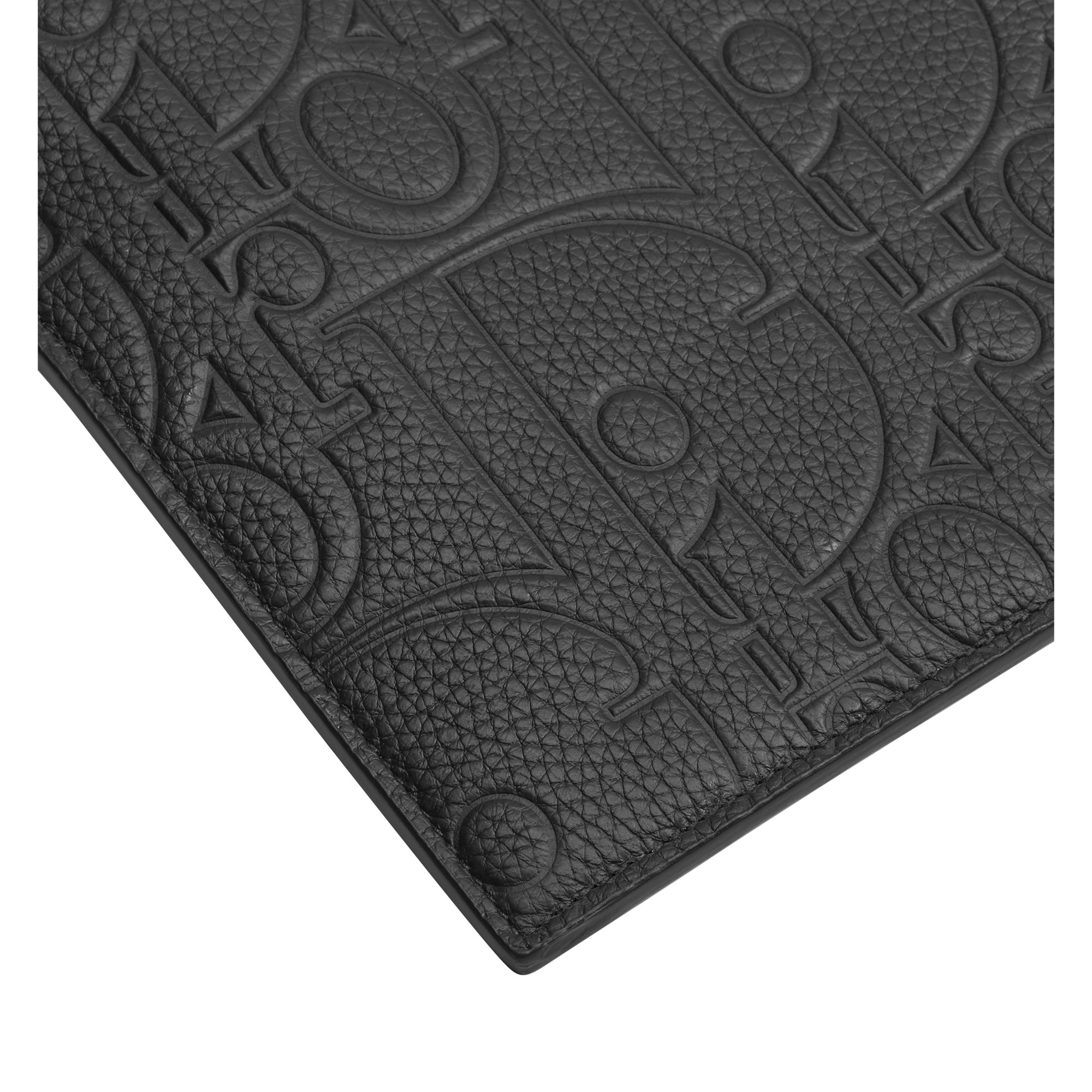 A5 Pouch Black Dior Gravity Leather and Black Grained Calfskin E09