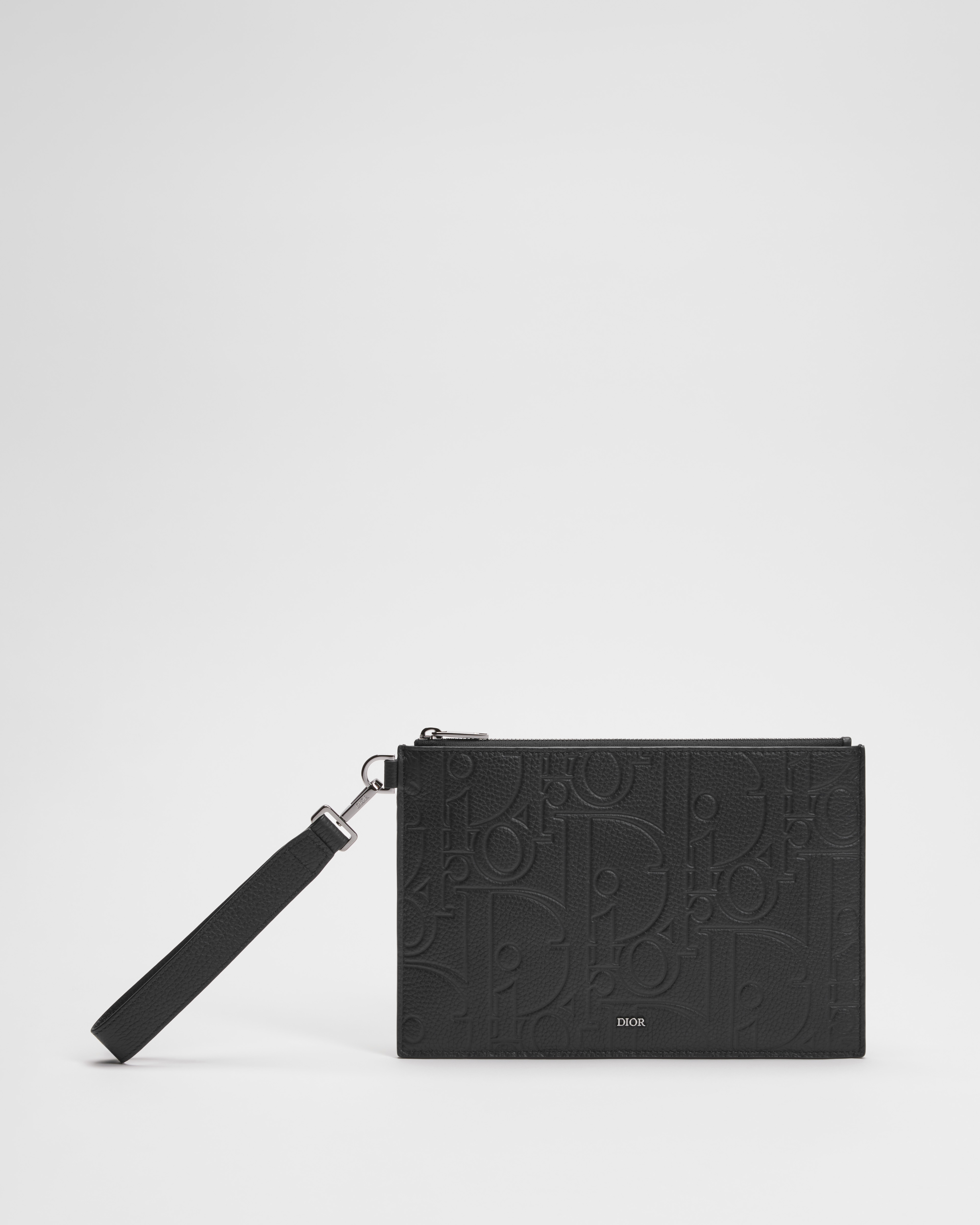 A5 小袋 黑色 Dior Gravity 皮革及黑色顆粒小牛皮 E01