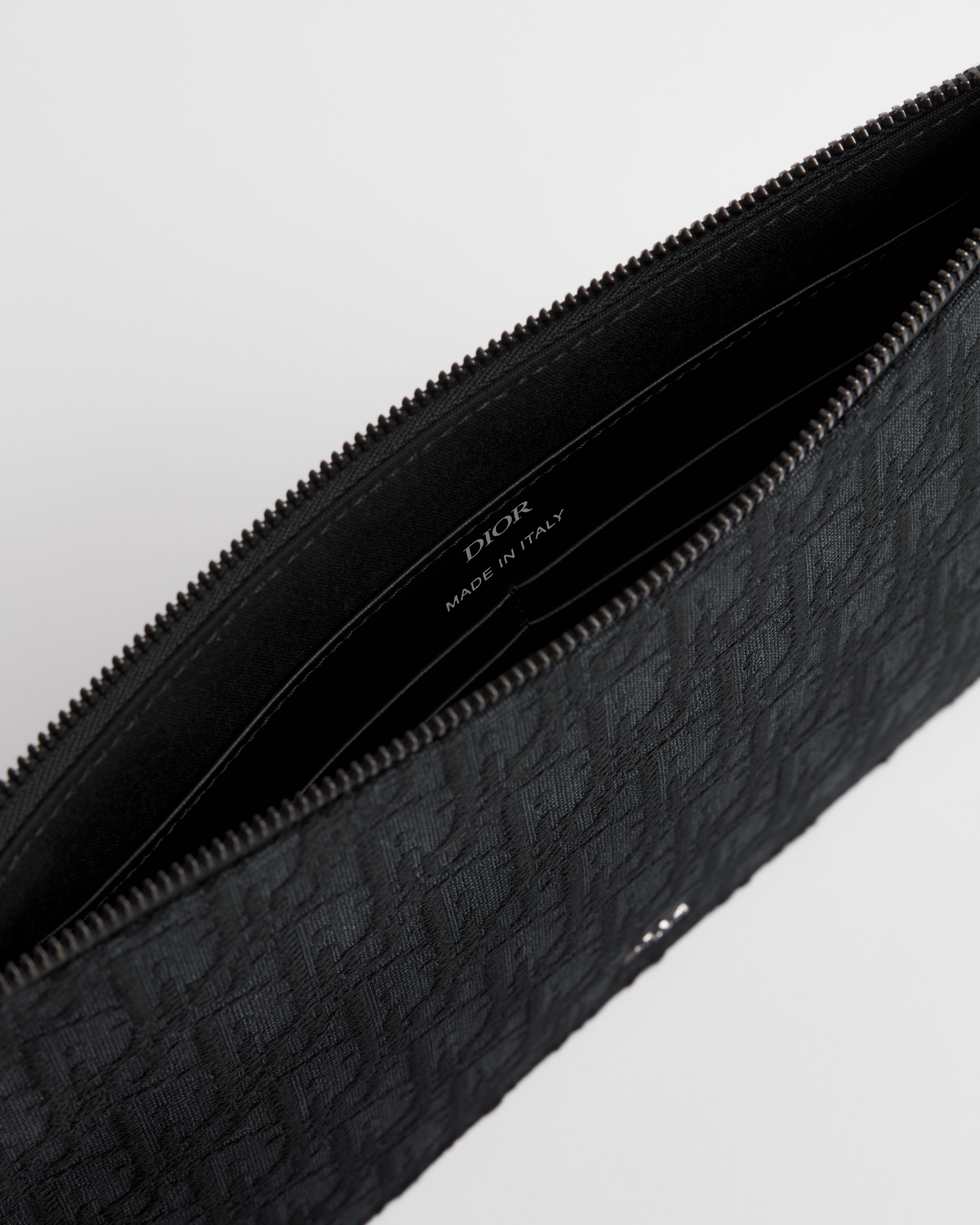 A5-pouch Zwarte Dior Oblique-jacquard E10