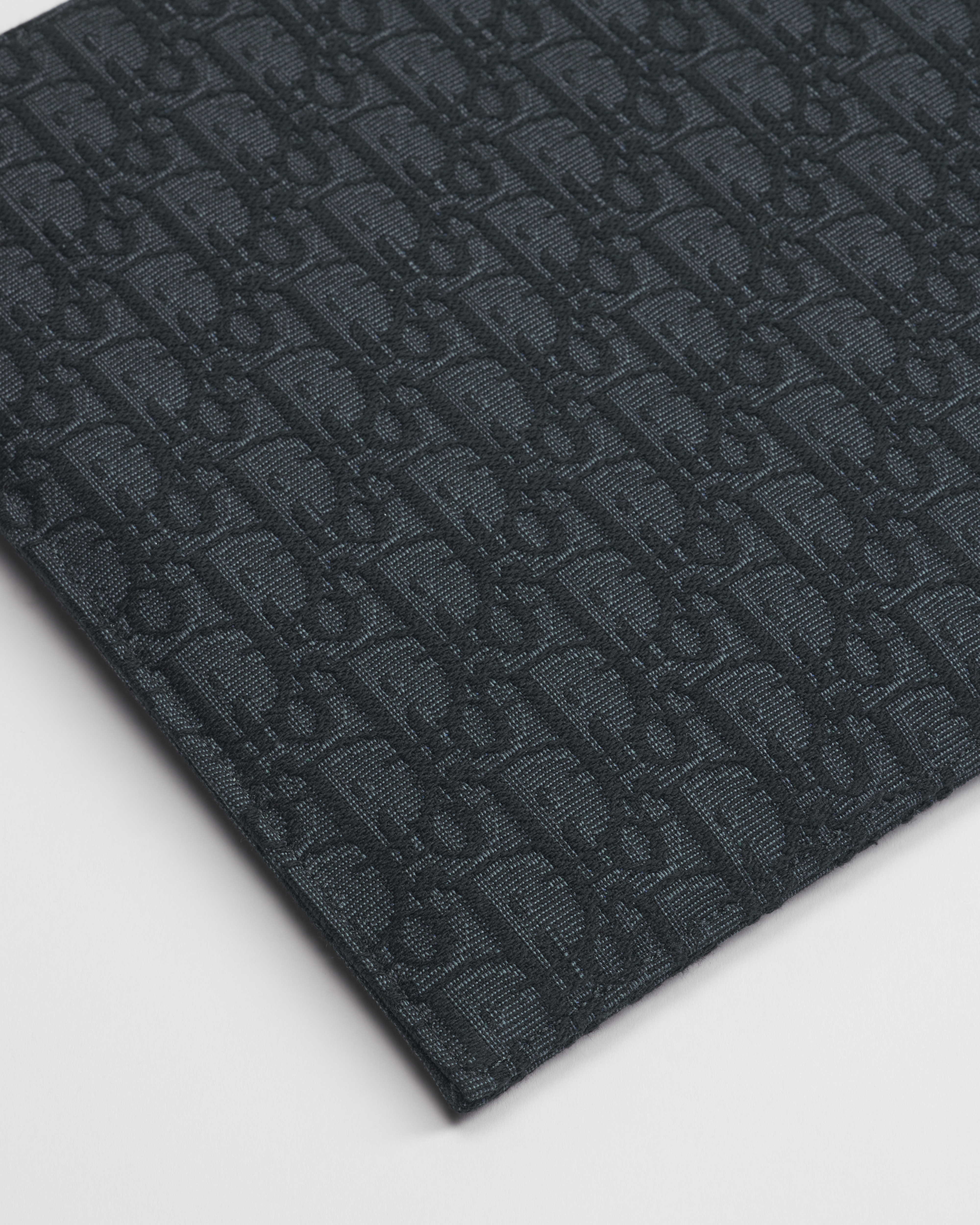 A4 Pouch Black Dior Oblique Jacquard E09