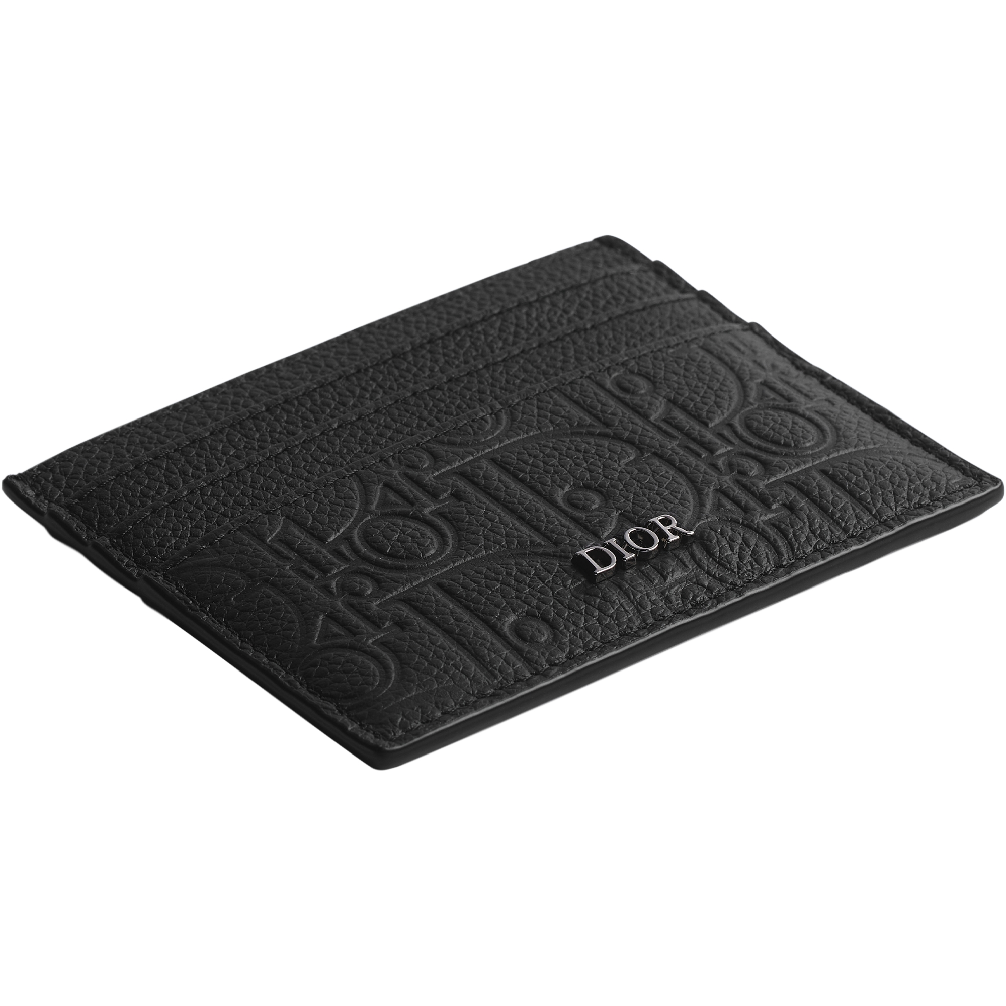 Card Holder Black Dior Gravity Leather E03
