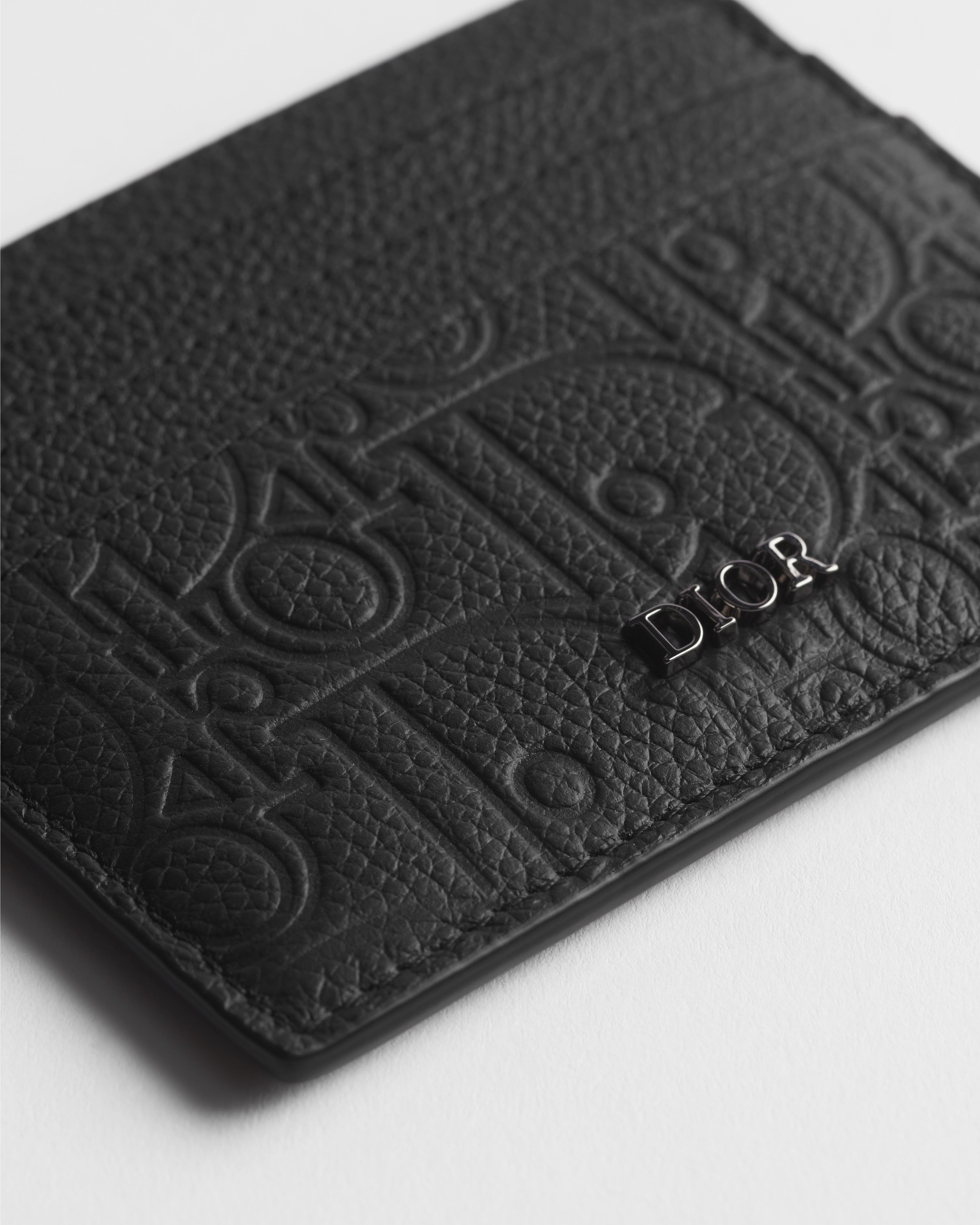卡片套 黑色 Dior Gravity 皮革 E09