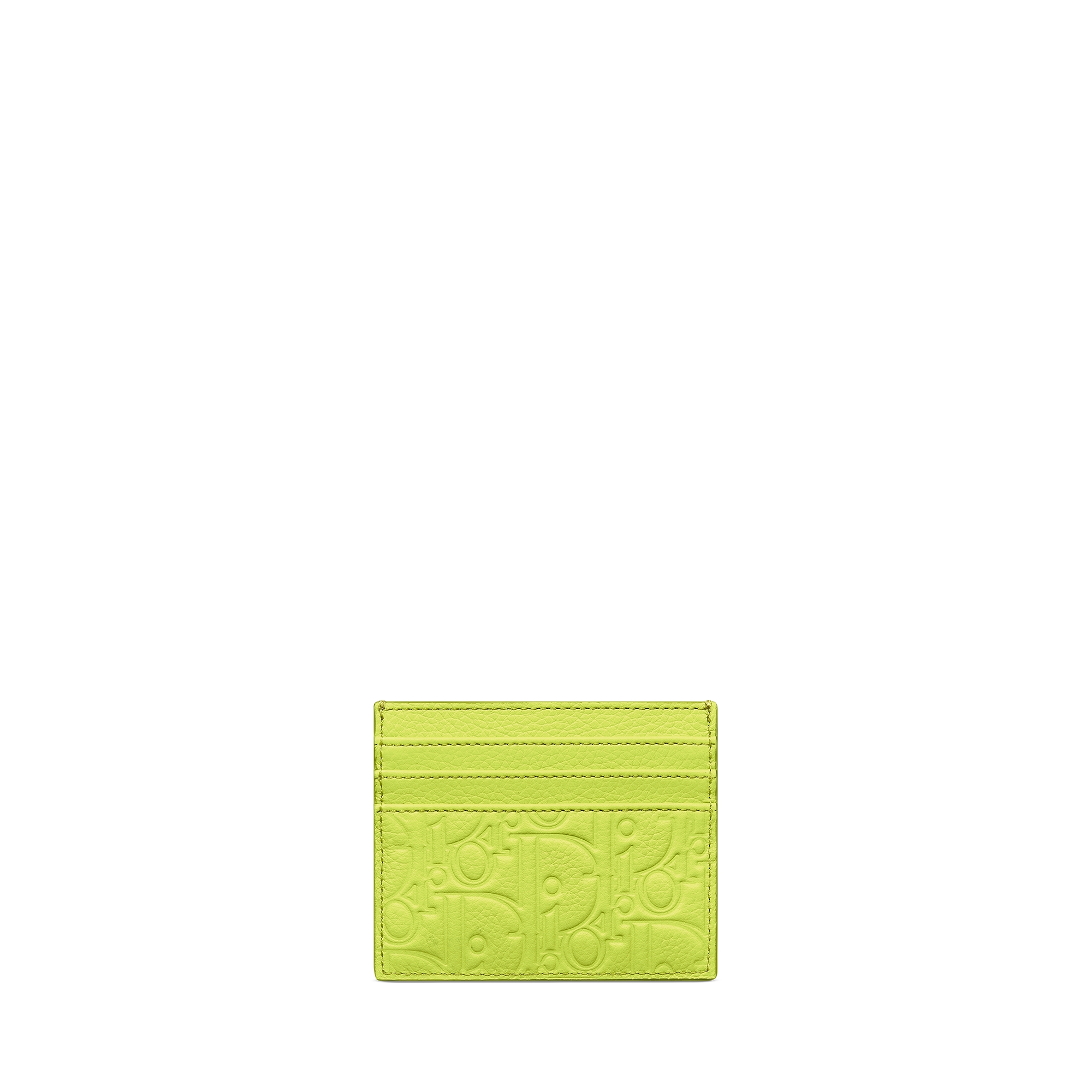 Card Holder Green Dior Gravity Leather E08