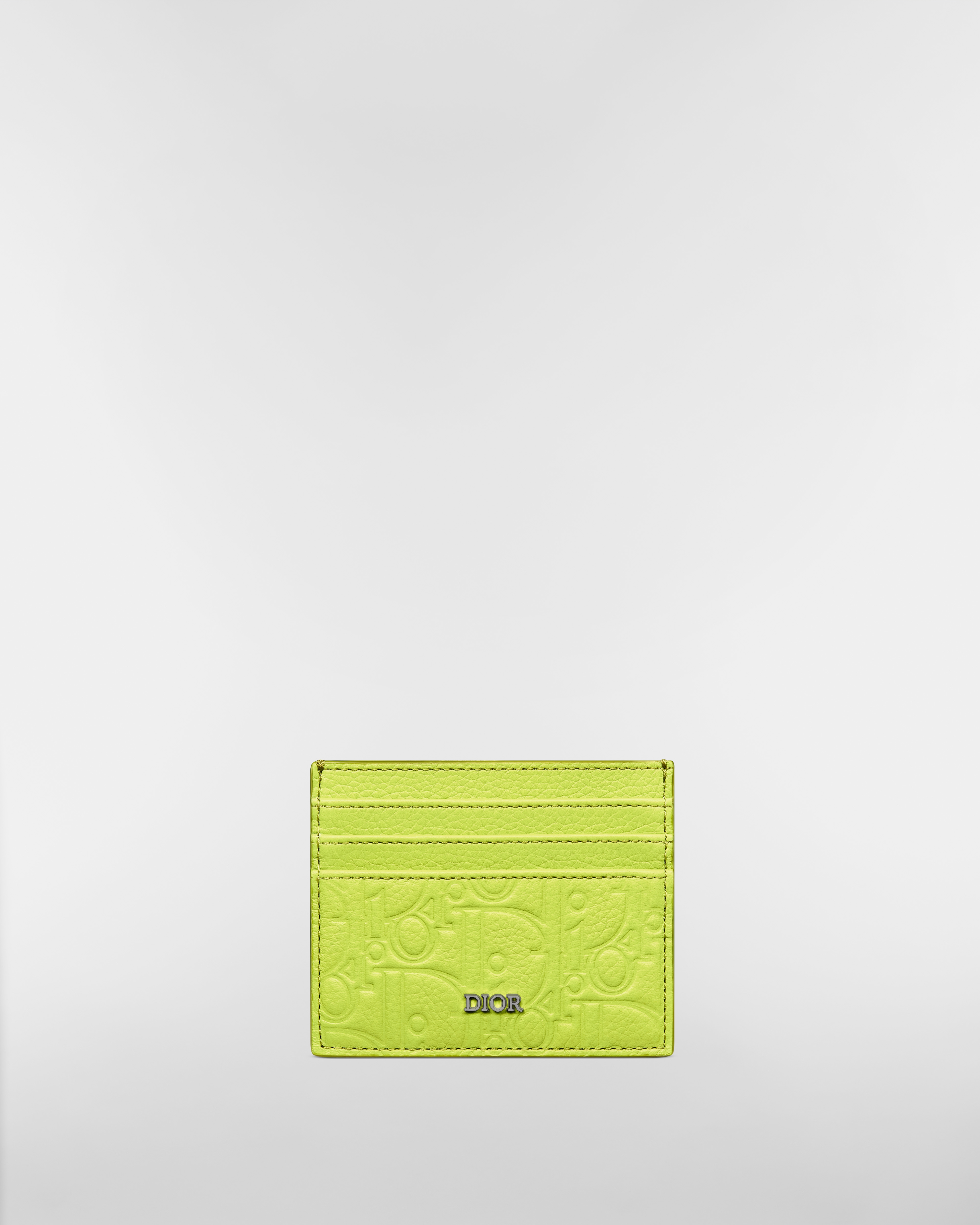 Card Holder Green Dior Gravity Leather E01