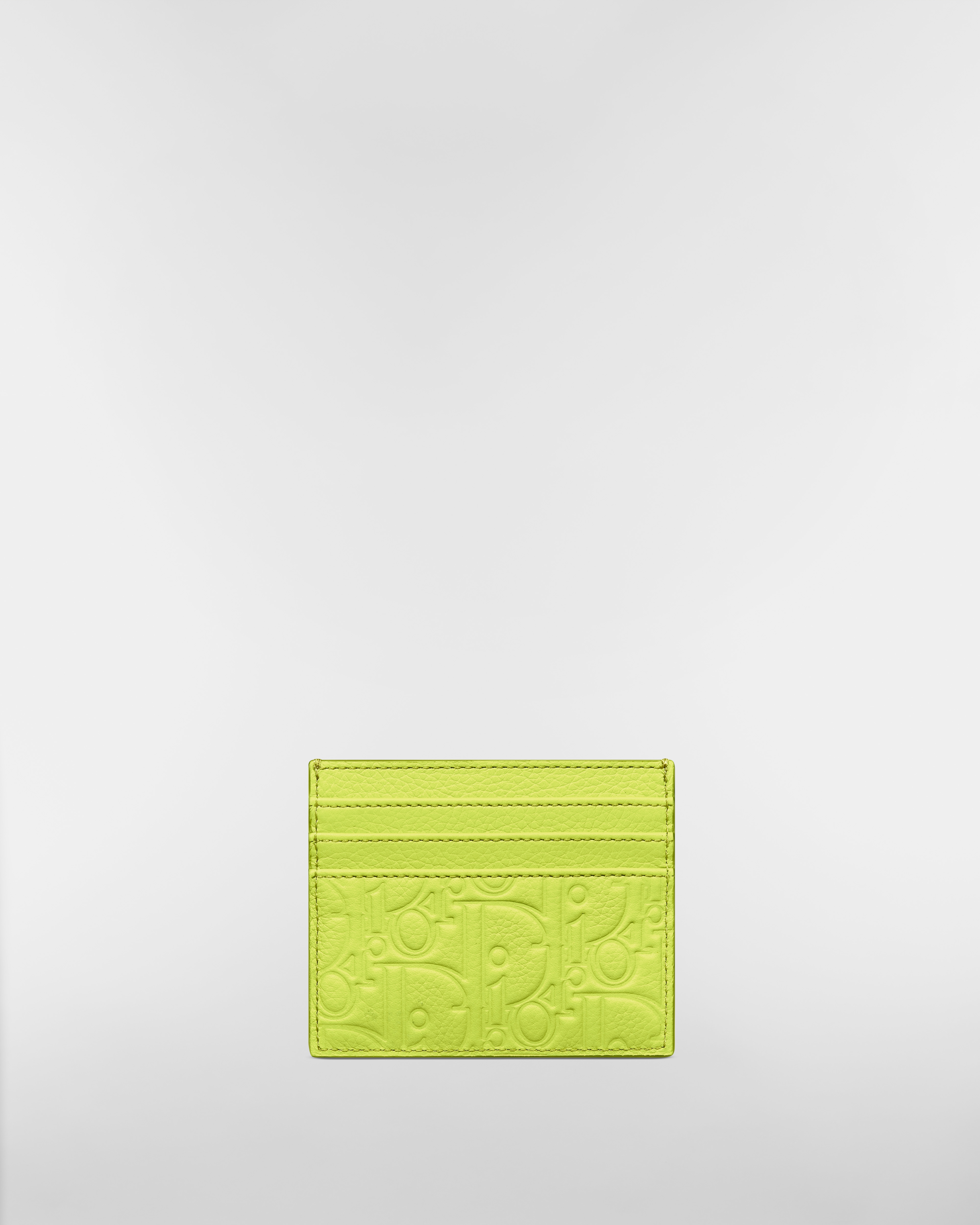 Card Holder Green Dior Gravity Leather E08
