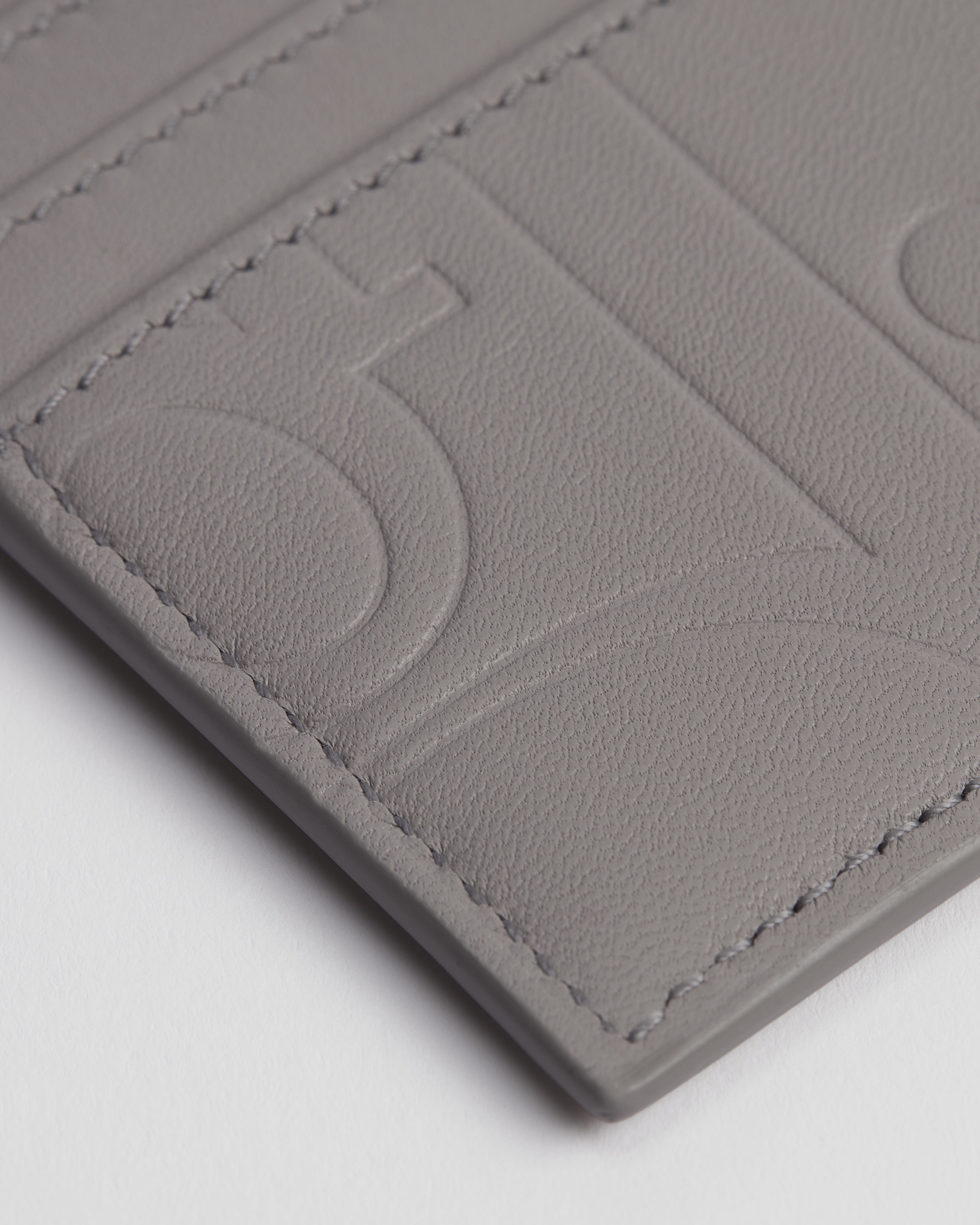 卡片套 Trianon 灰色 Dior Gravity 光滑皮革 E09