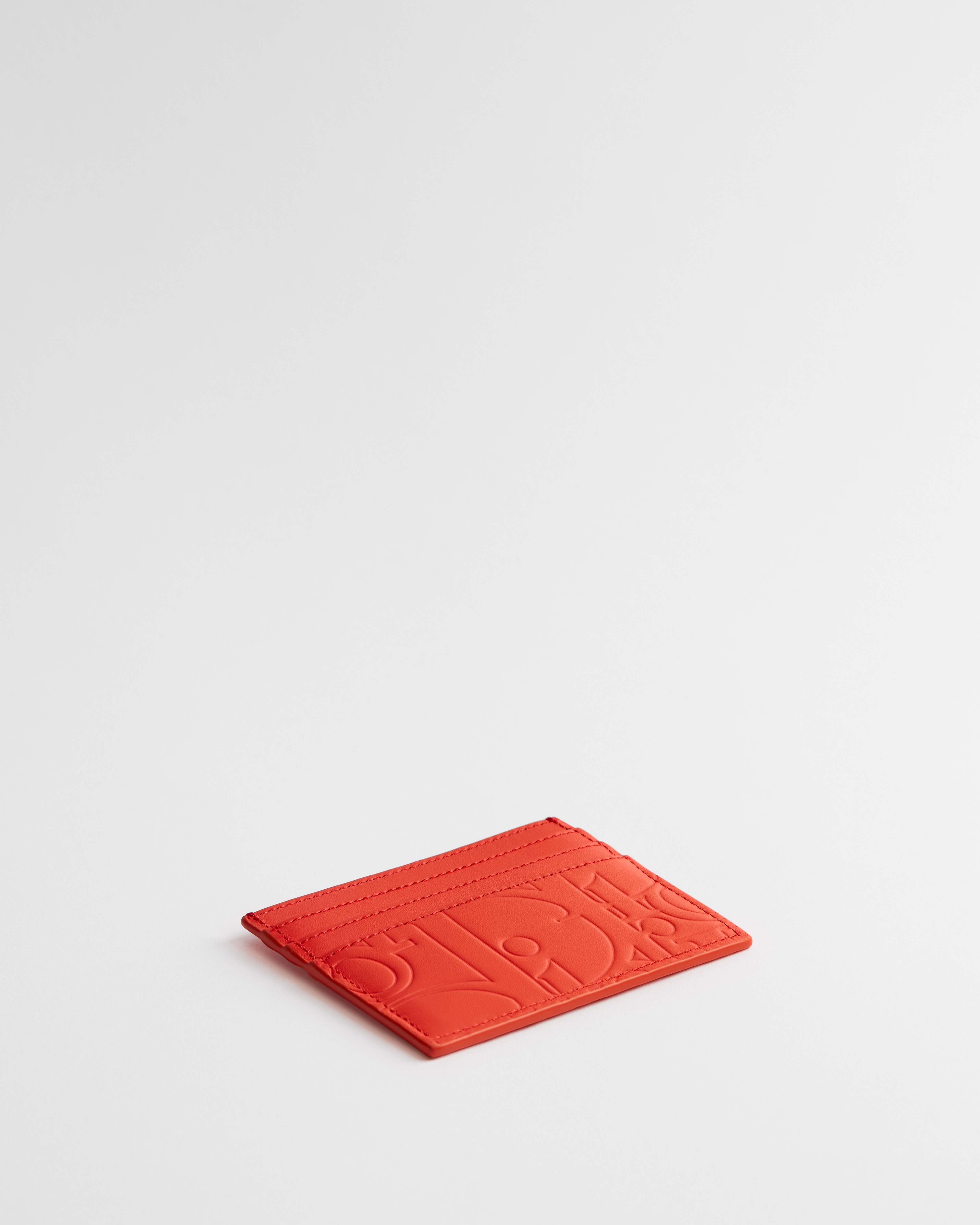 Tarjetero Piel lisa Dior Gravity naranja E06