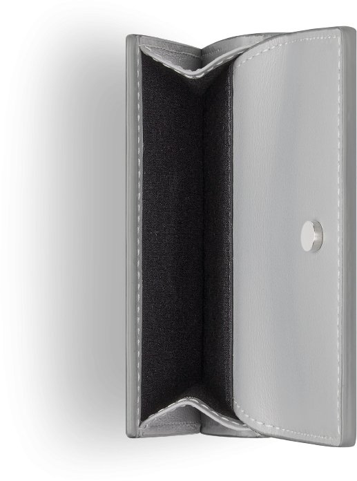 PORTABIGLIETTI DA VISITA Moderno In Lega Di Alluminio Con Elegante - Foto 14