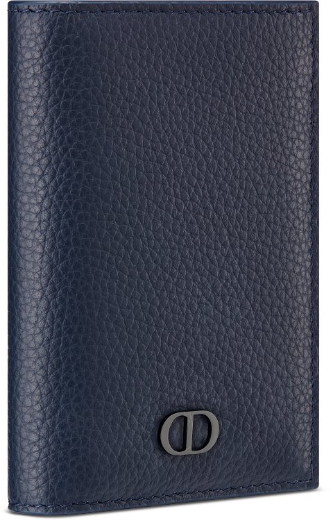 CD Icon Vertical Bifold Card Holder Three quarter closed view