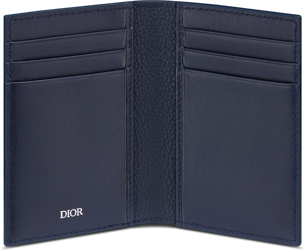 CD Icon Vertical Bifold Card Holder Unfolded view