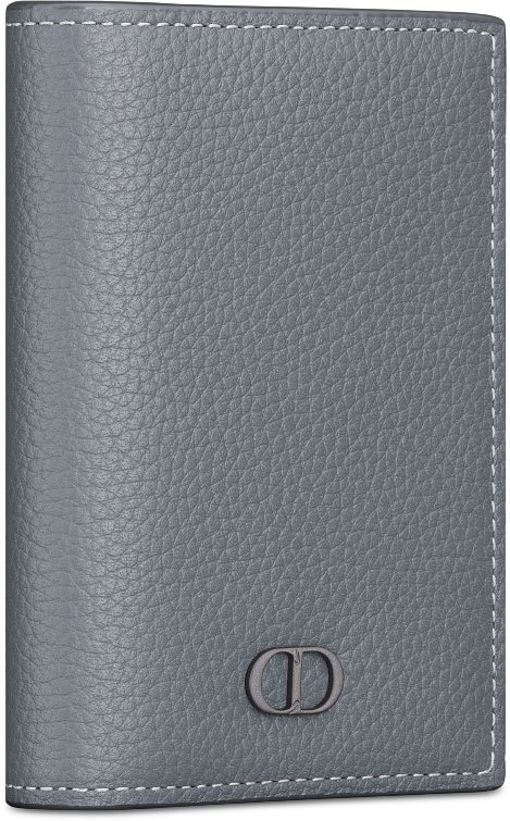 CD Icon Vertical Bifold Card Holder Three quarter closed view