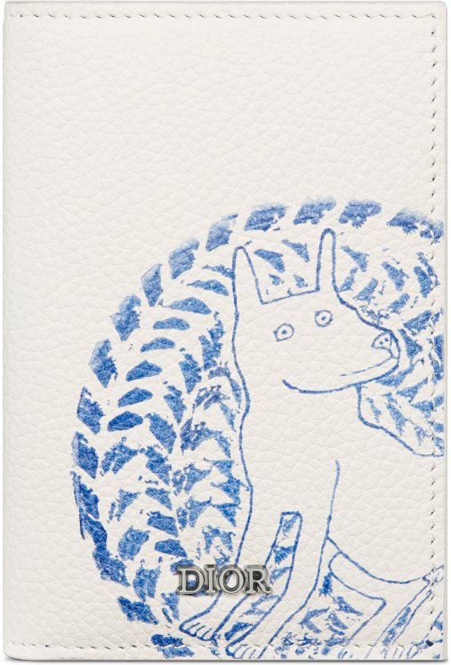 DIOR AND HYLTON NEL Vertical Bifold Card Holder aria_man_viewcode_e01