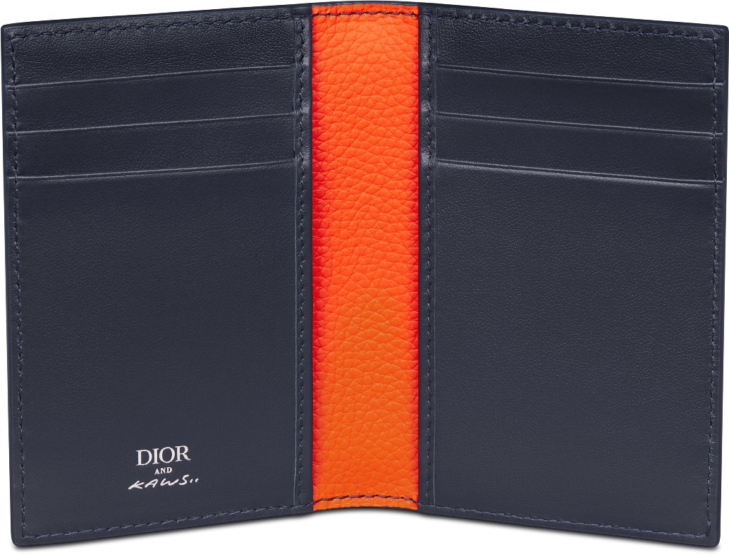 dior card holder kaws