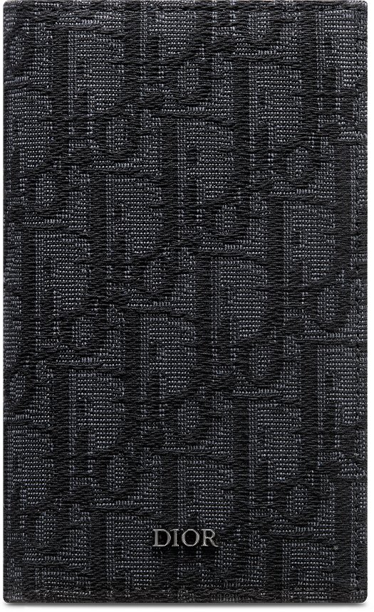디올 긴 폴더형 카드 홀더 2ESCH147YSE_H03E