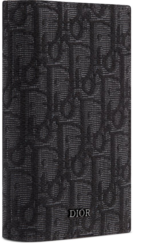 디올 긴 폴더형 카드 홀더 2ESCH147YSE_H03E