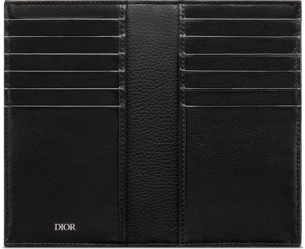 디올 긴 폴더형 카드 홀더 2ESCH147YSE_H03E