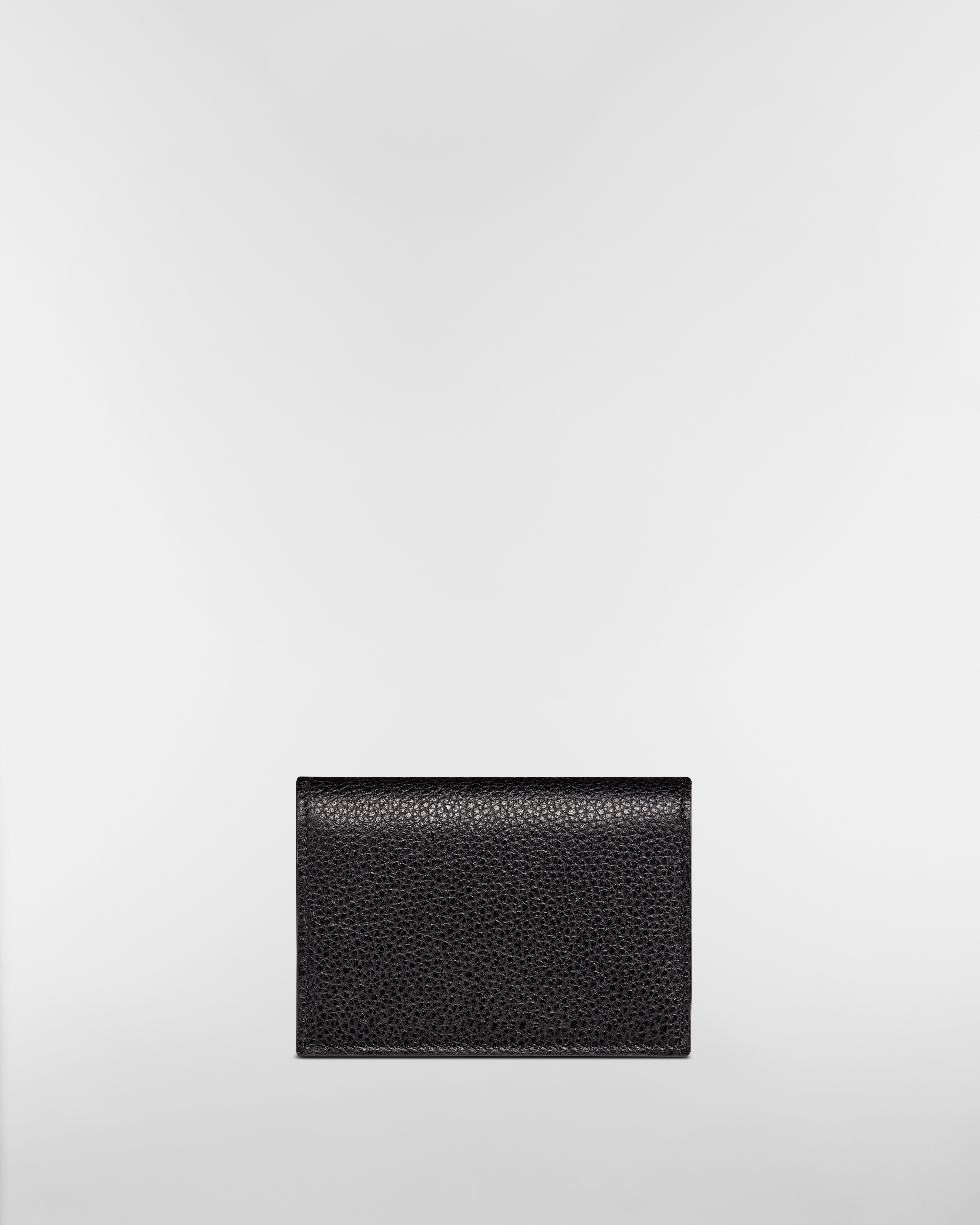 CD Icon 名片夾 黑色粒面小牛皮 E08