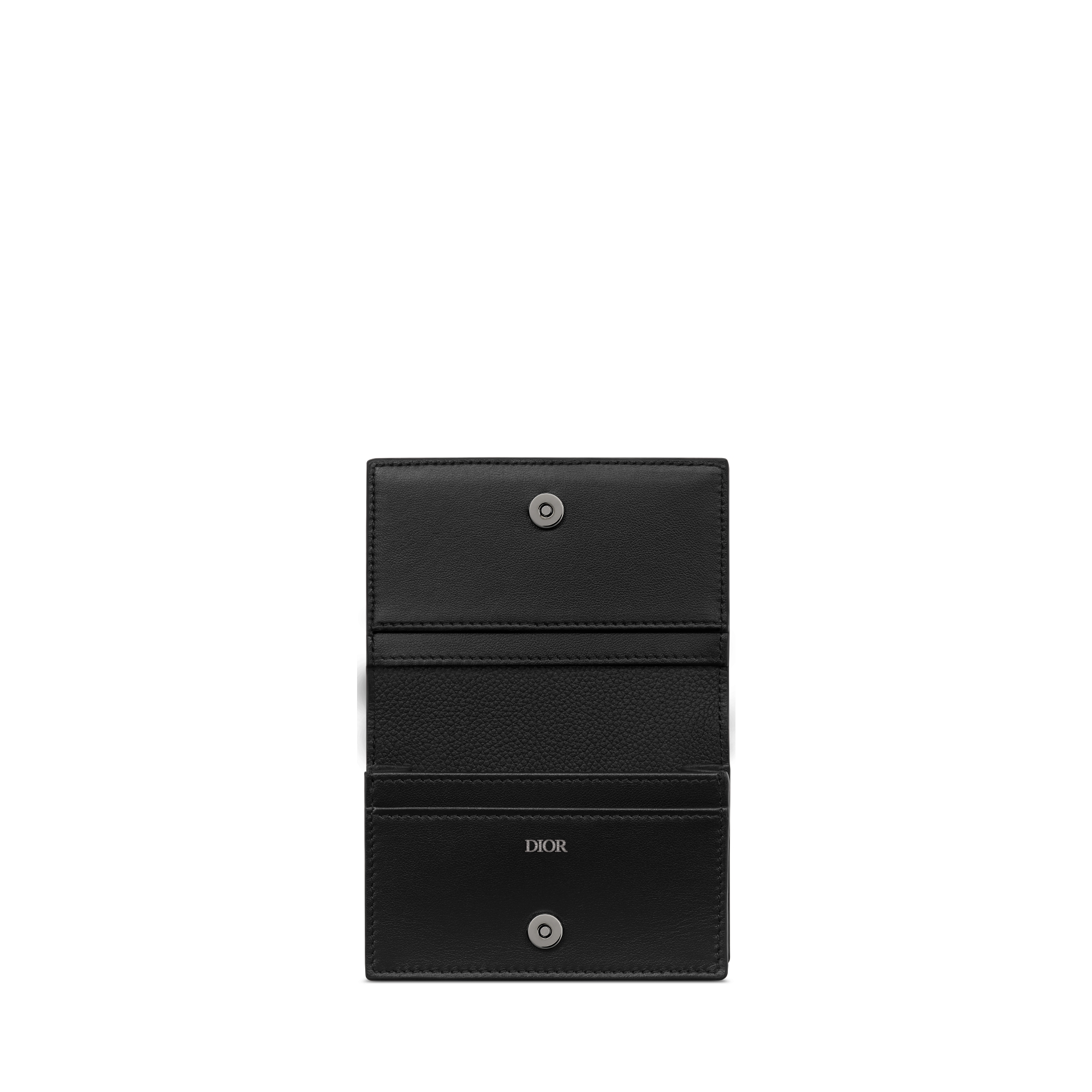 Visitenkartenetui Dior Gravity Leder in Schwarz E07