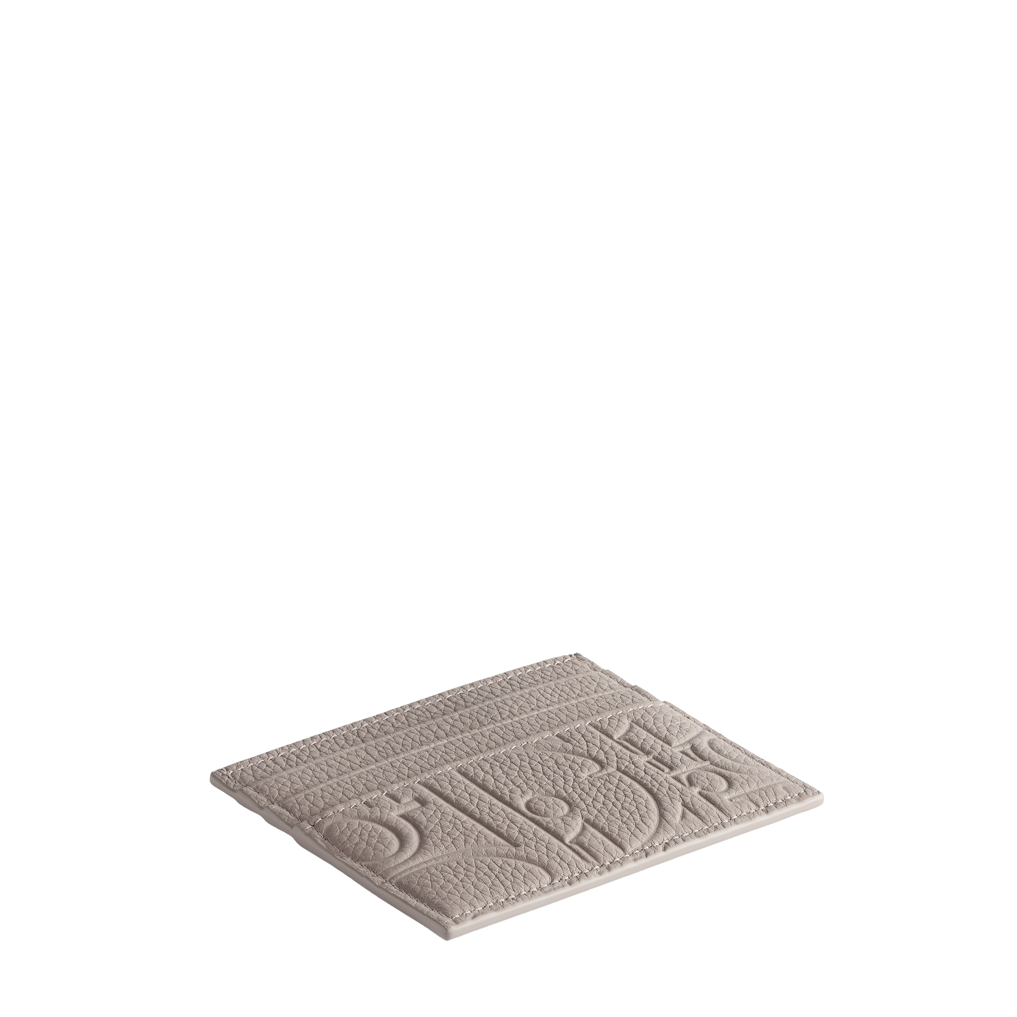 Card Holder Trianon Gray Dior Gravity Leather E03