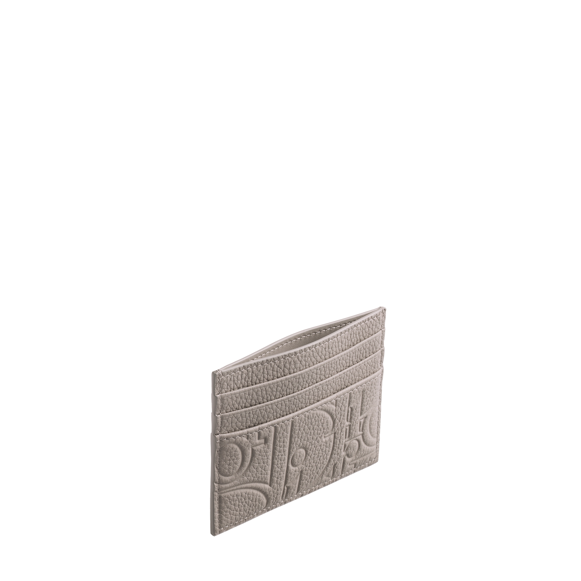 Card Holder Trianon Gray Dior Gravity Leather E06