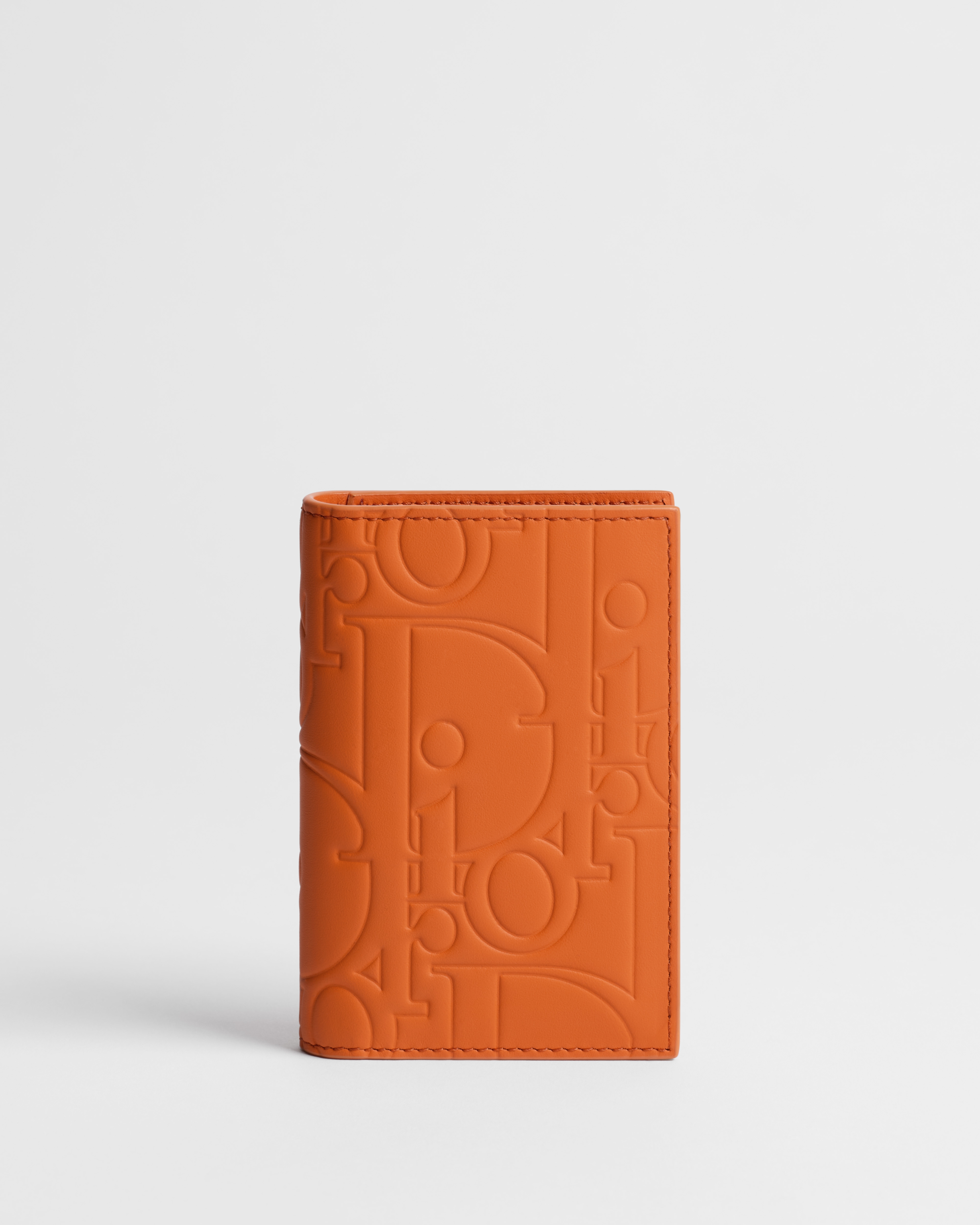 Bifold-Kartenetui Dior Gravity Glattleder in Orange | DIOR