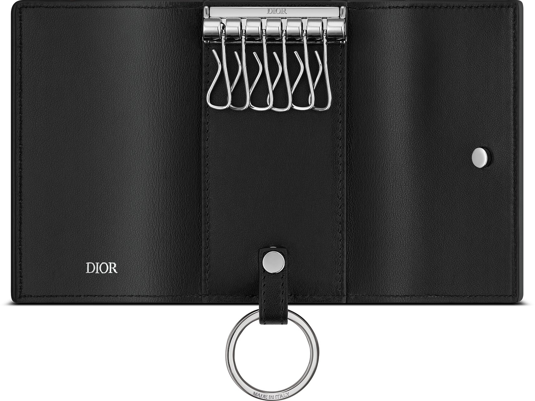 Dior キーケース　黒 Christian Dior ブラック レザー キーケース DIOR | キーケース