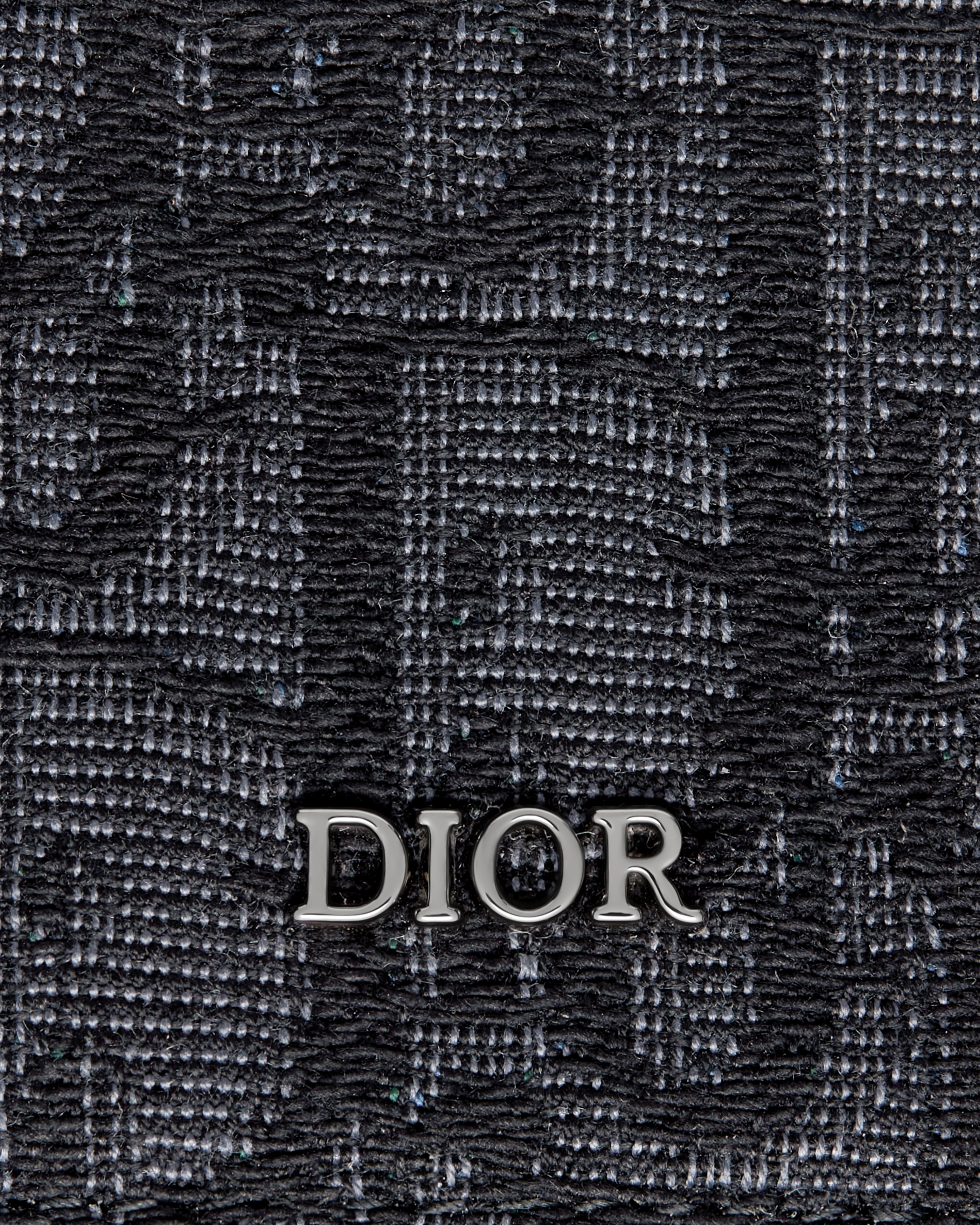 Key Case Black Dior Oblique Jacquard E09